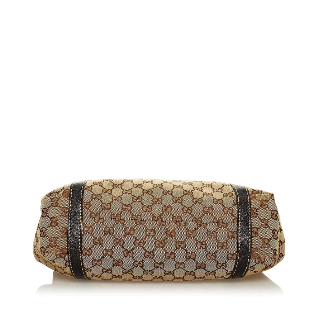 Gucci GG Canvas New Ladies Web Tote Bag (SHG-29665)