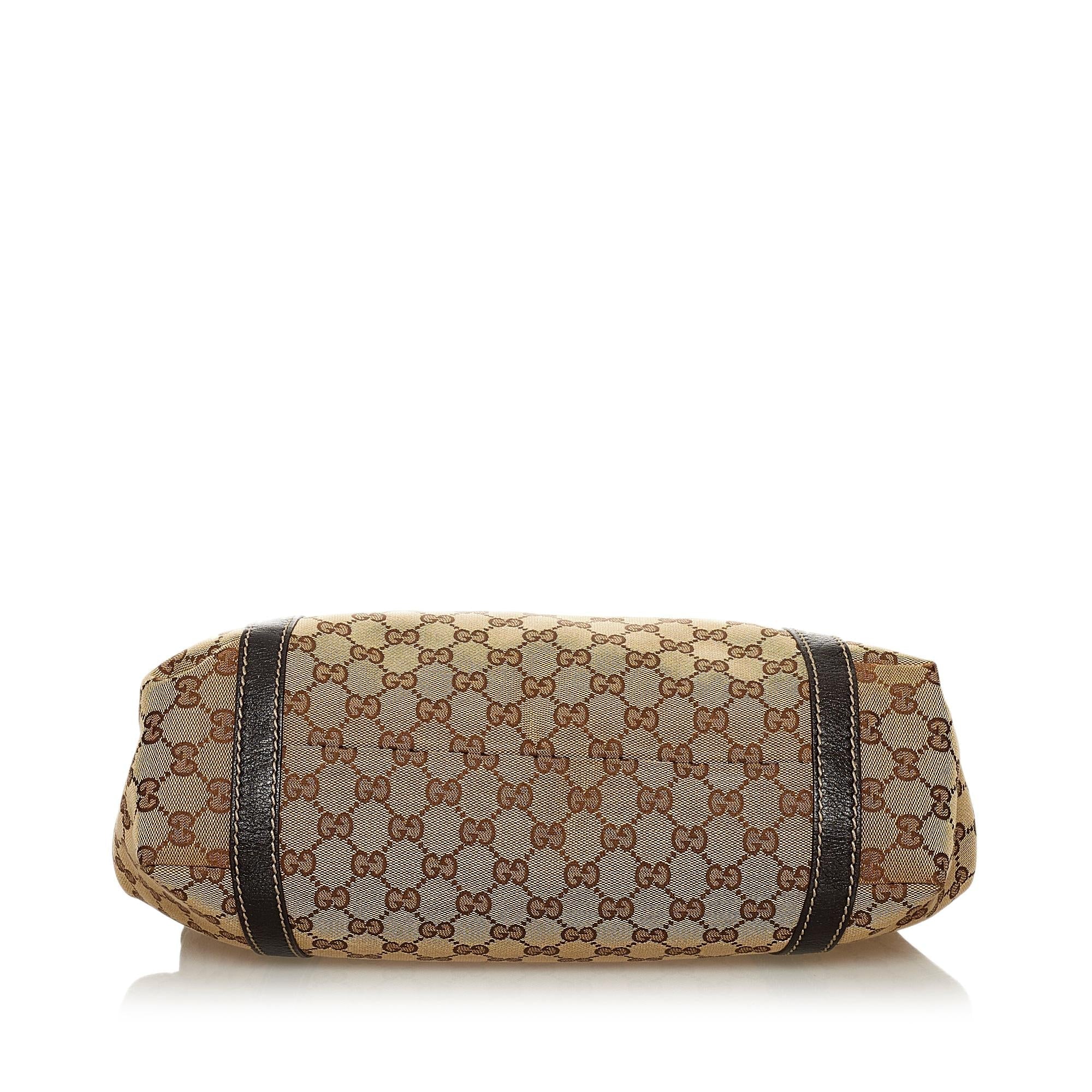 Gucci GG Canvas New Ladies Web Tote Bag (SHG-29665)