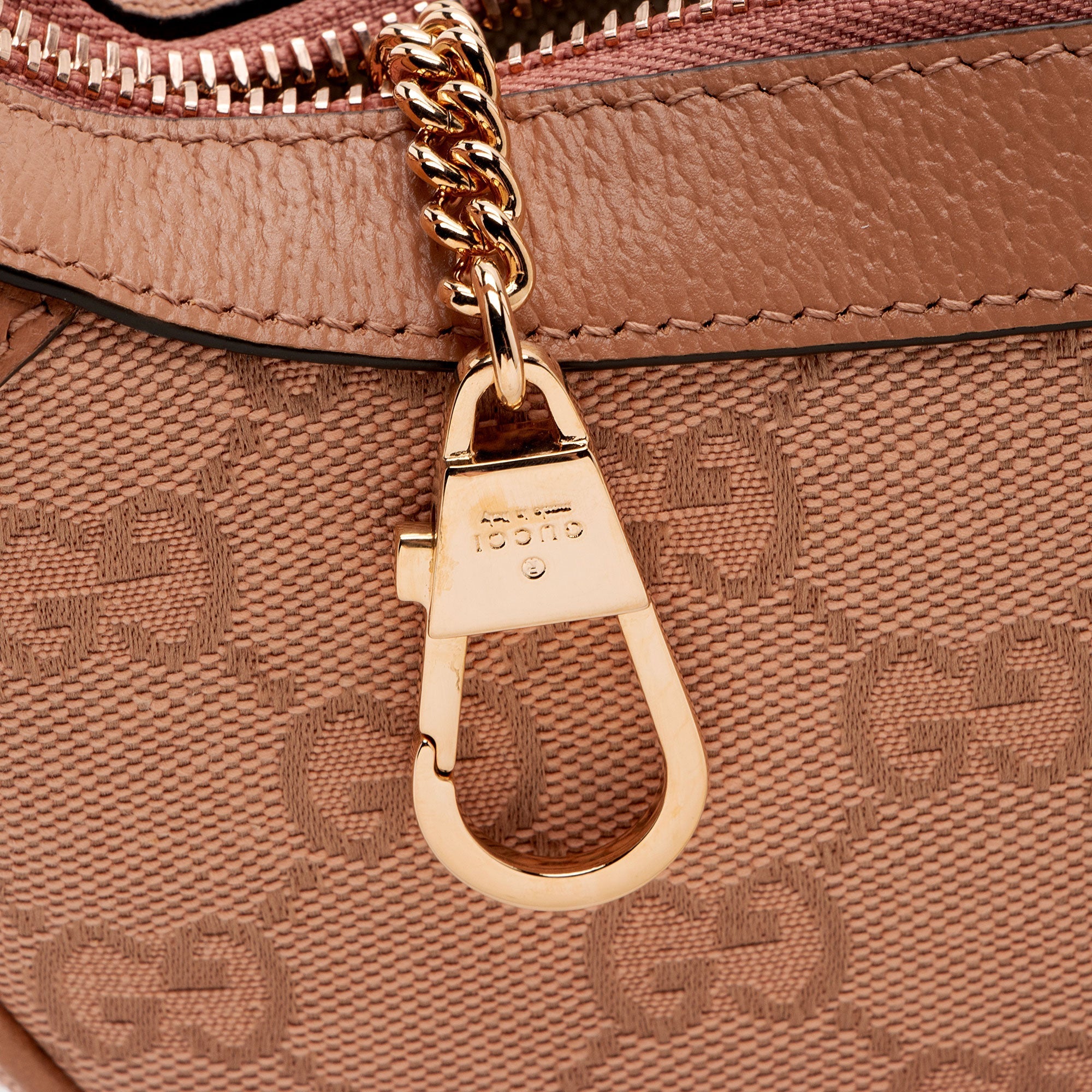 Gucci GG Canvas Ophidia Half Moon Mini Hobo (SHF-1rDKVw)