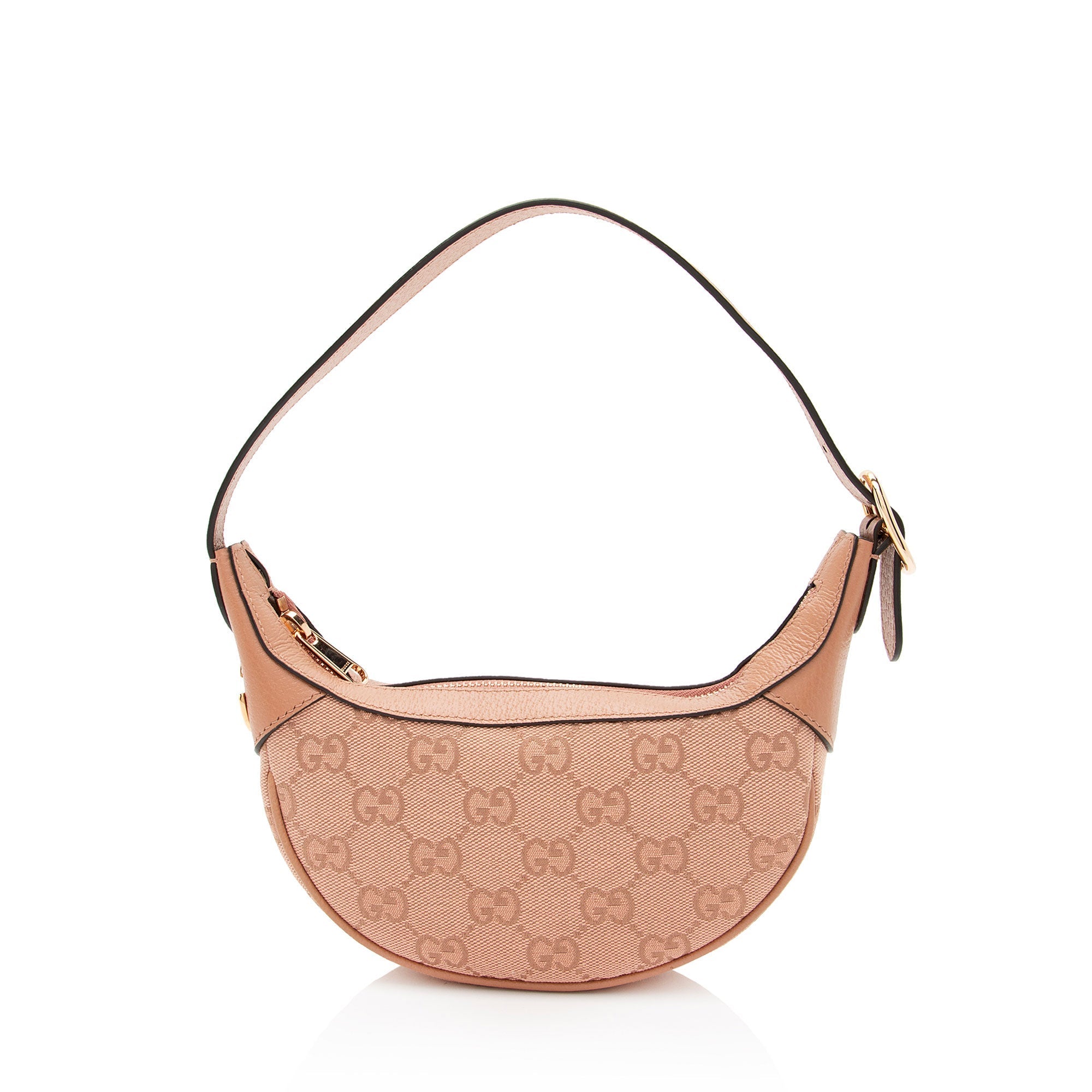 Gucci GG Canvas Ophidia Half Moon Mini Hobo (SHF-1rDKVw)
