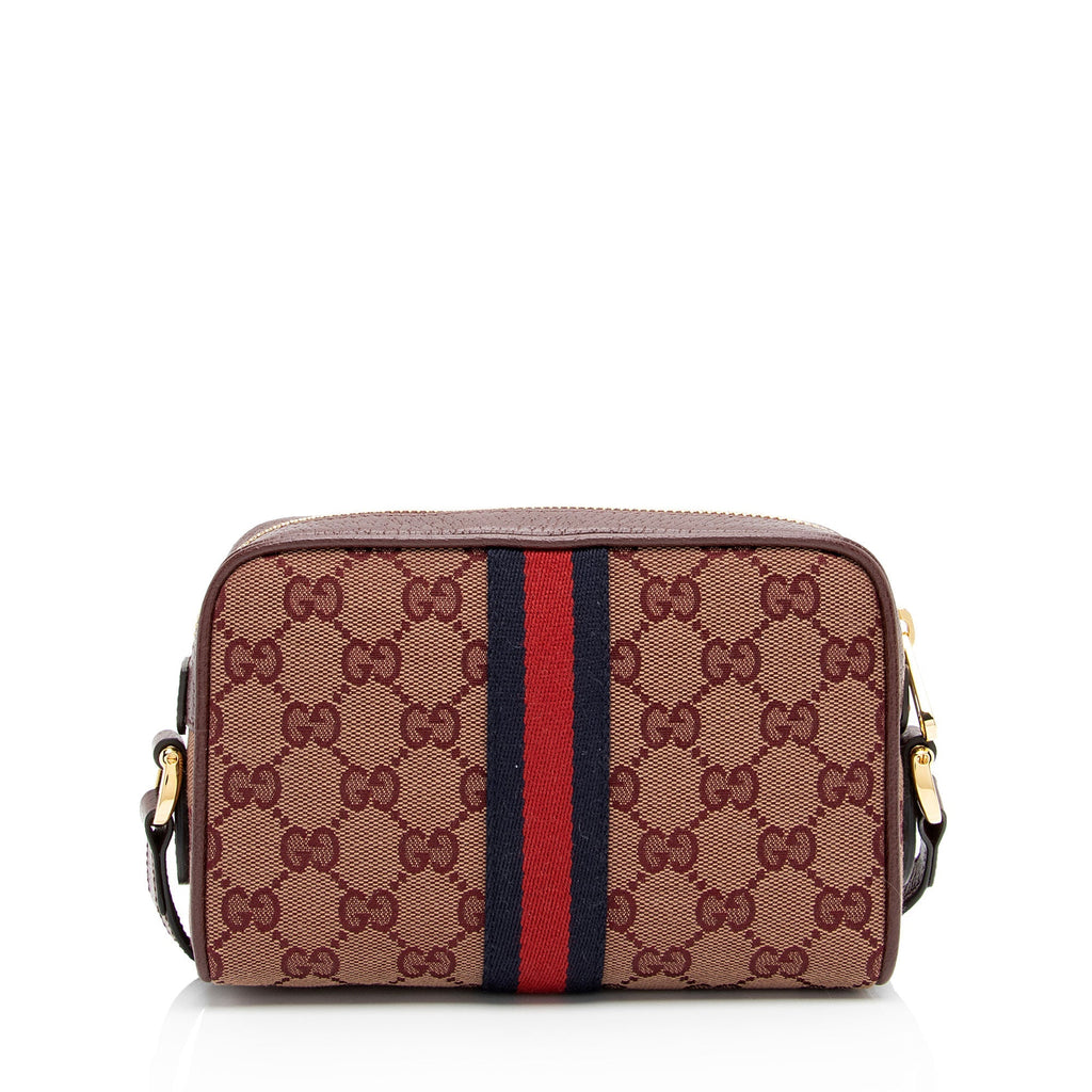 Gucci GG Canvas Ophidia Mini Shoulder Bag (SHF-xkp3mR)