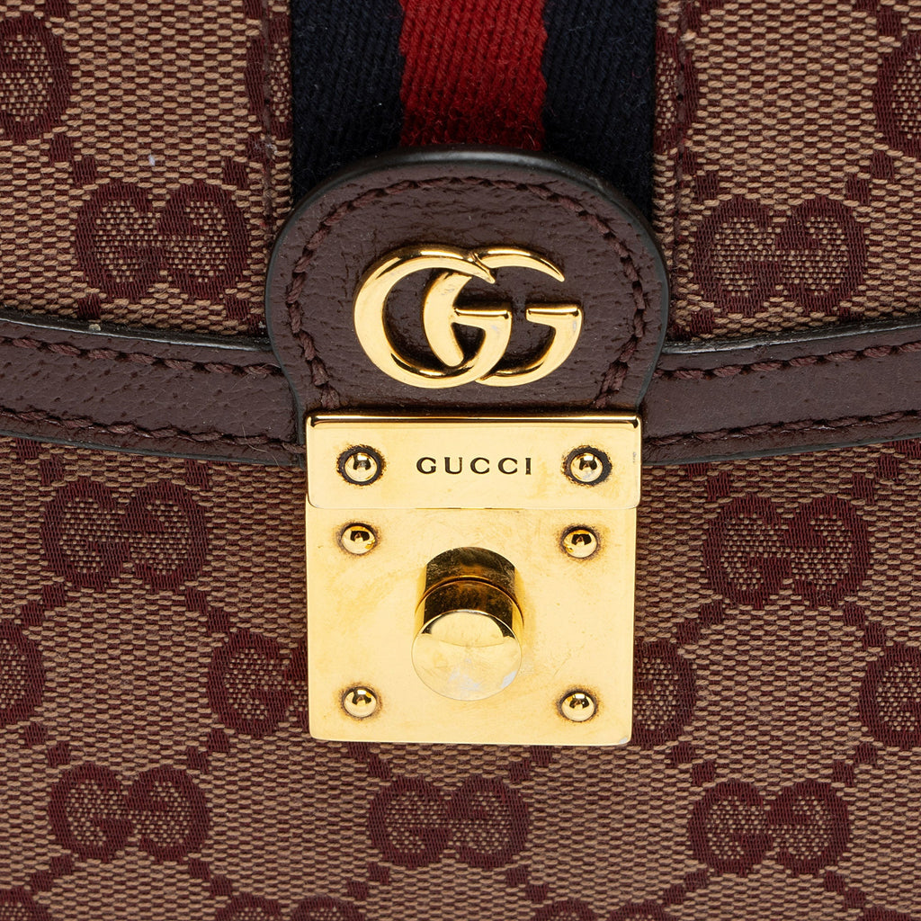 Gucci GG Canvas Ophidia Small Top Handle