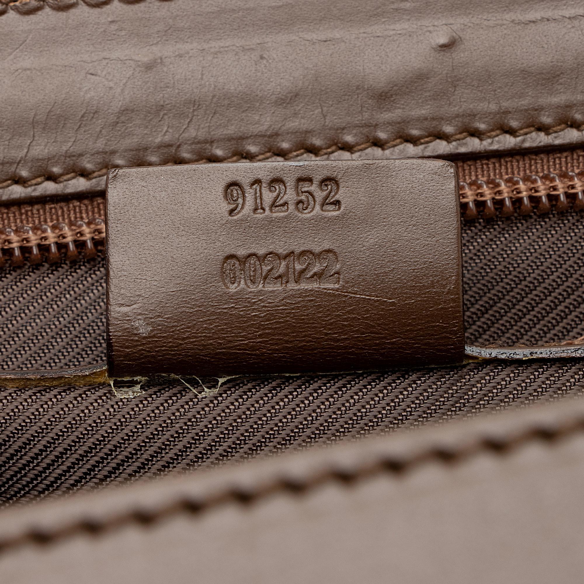 Gucci GG Canvas Padlock Top Handle Train Case (SHF-3uBuOE)