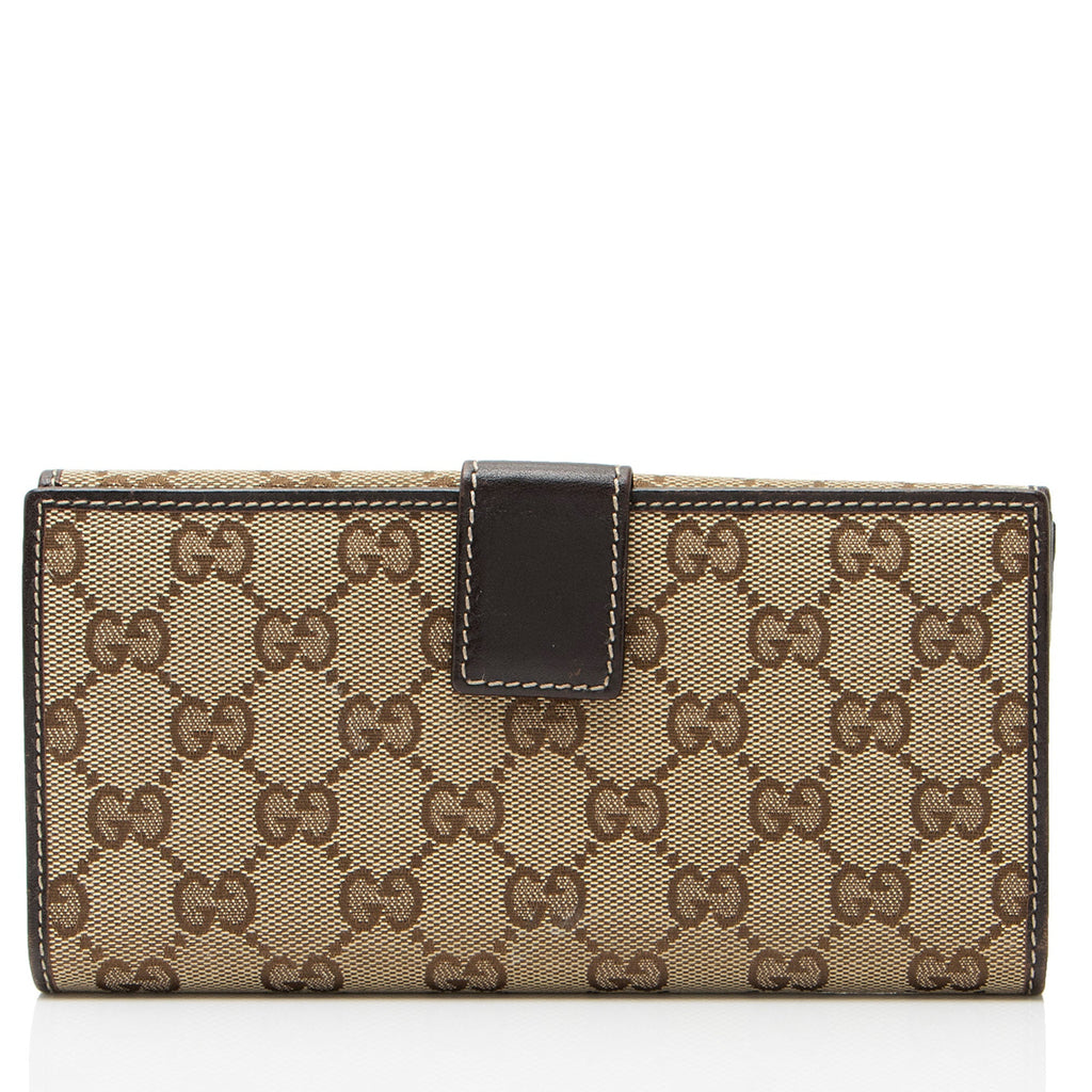 Gucci GG Canvas Pelham ContinLBtal Wallet