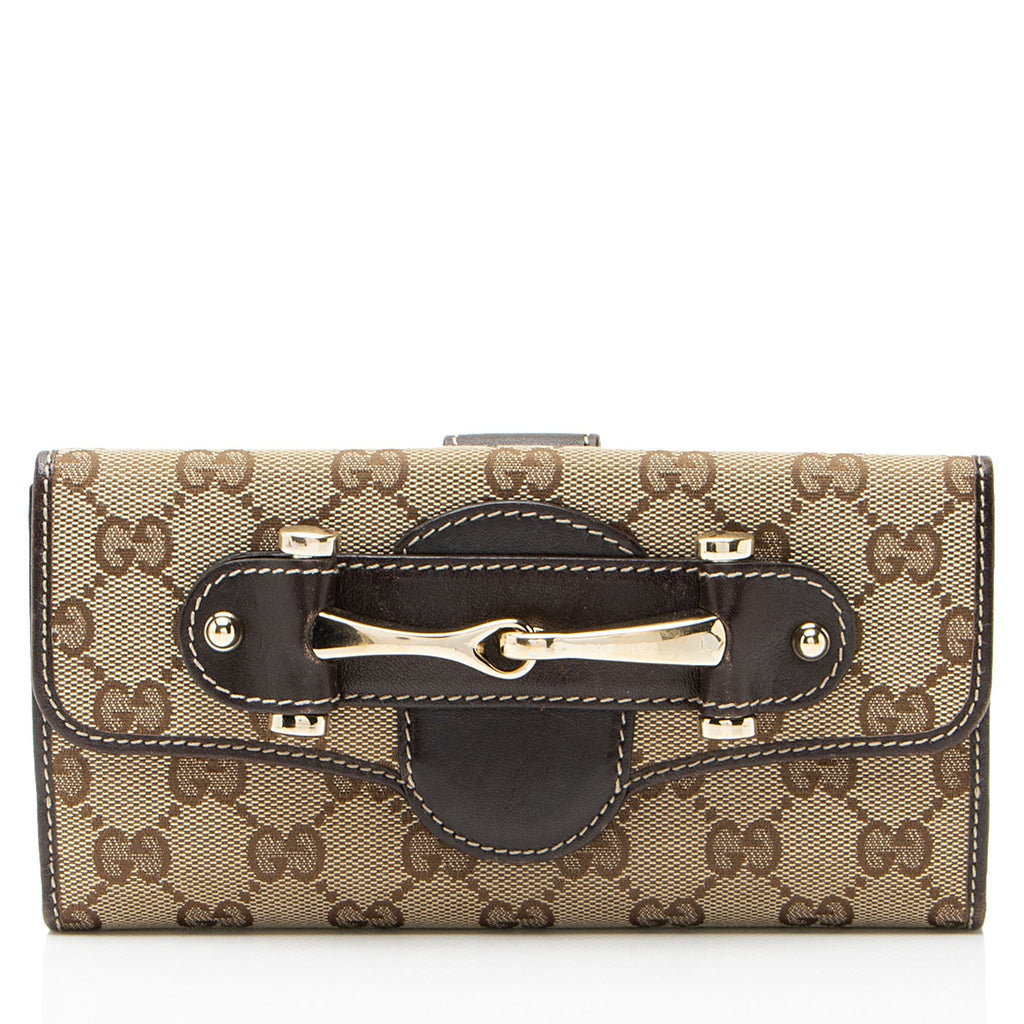 Gucci GG Canvas Pelham ContinLBtal Wallet