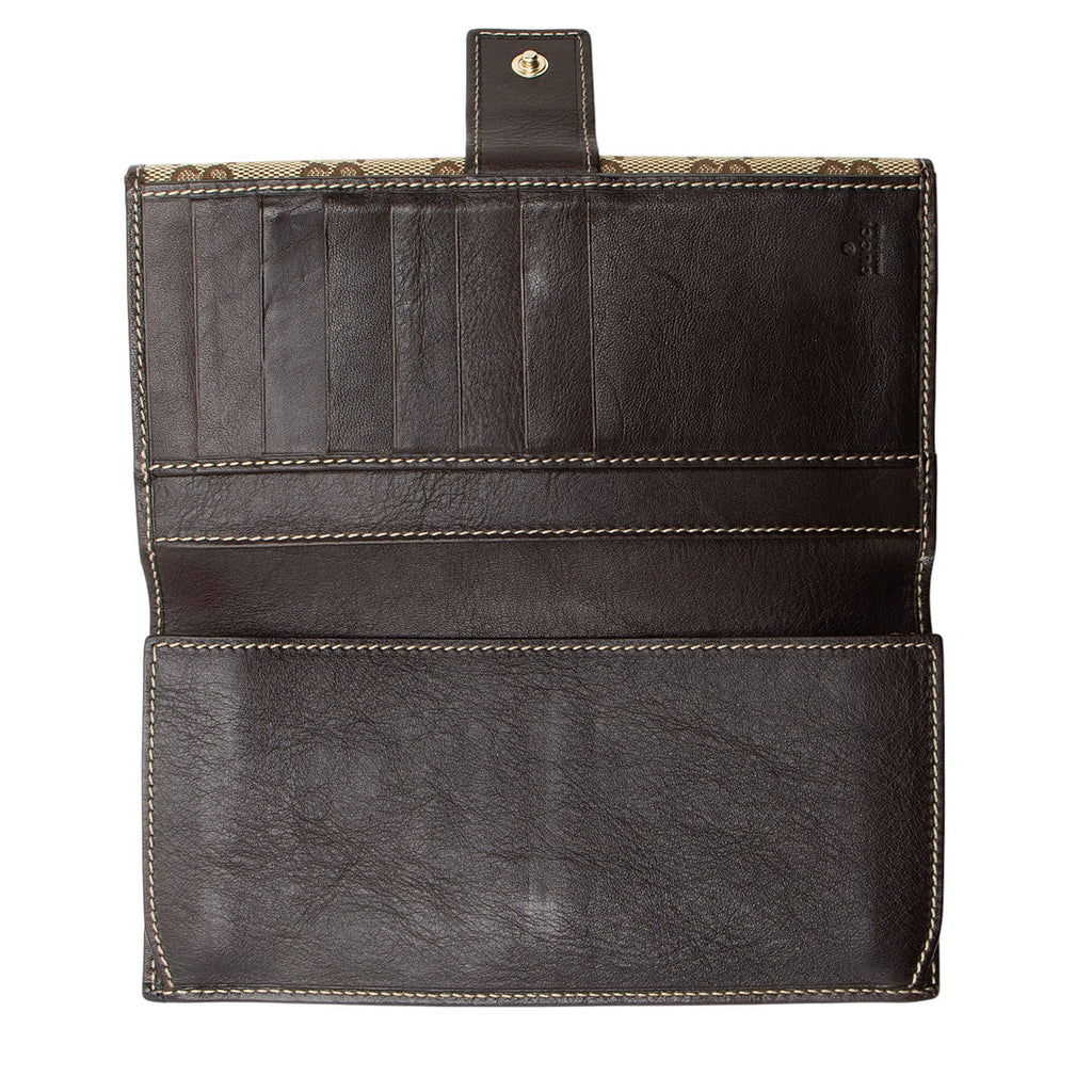 Gucci GG Canvas Pelham ContinLBtal Wallet