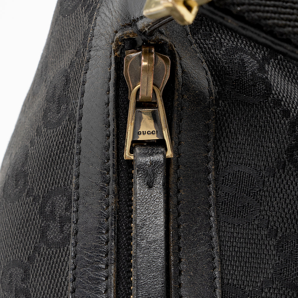 Gucci Gucci Canvas Pocket Shoulder Bag (SHF-19921)