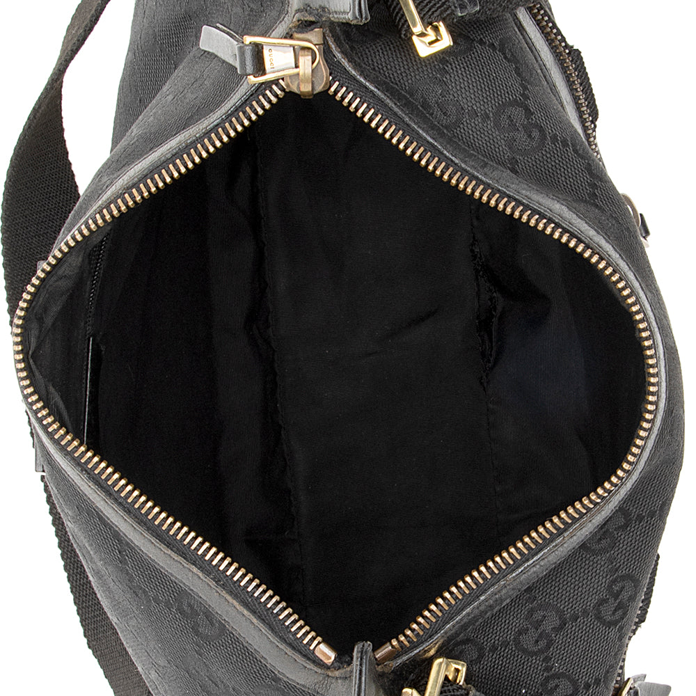 Gucci Gucci Canvas Pocket Shoulder Bag (SHF-19921)