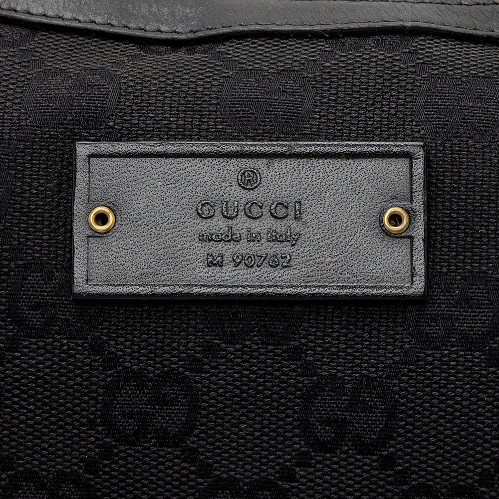 Gucci Gucci Canvas Pocket Shoulder Bag (SHF-19921)