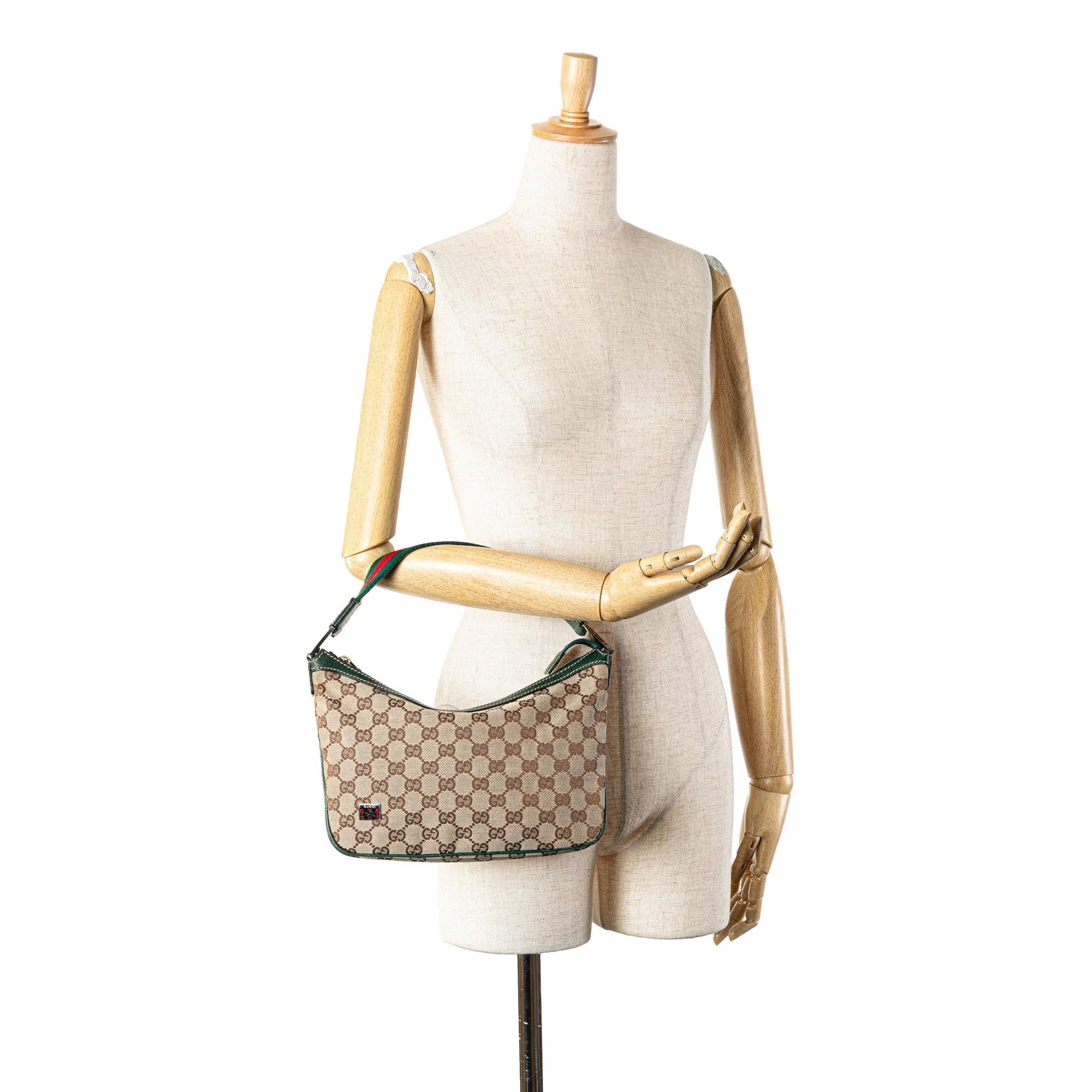 Gucci GG Canvas Pop Web Shoulder Bag