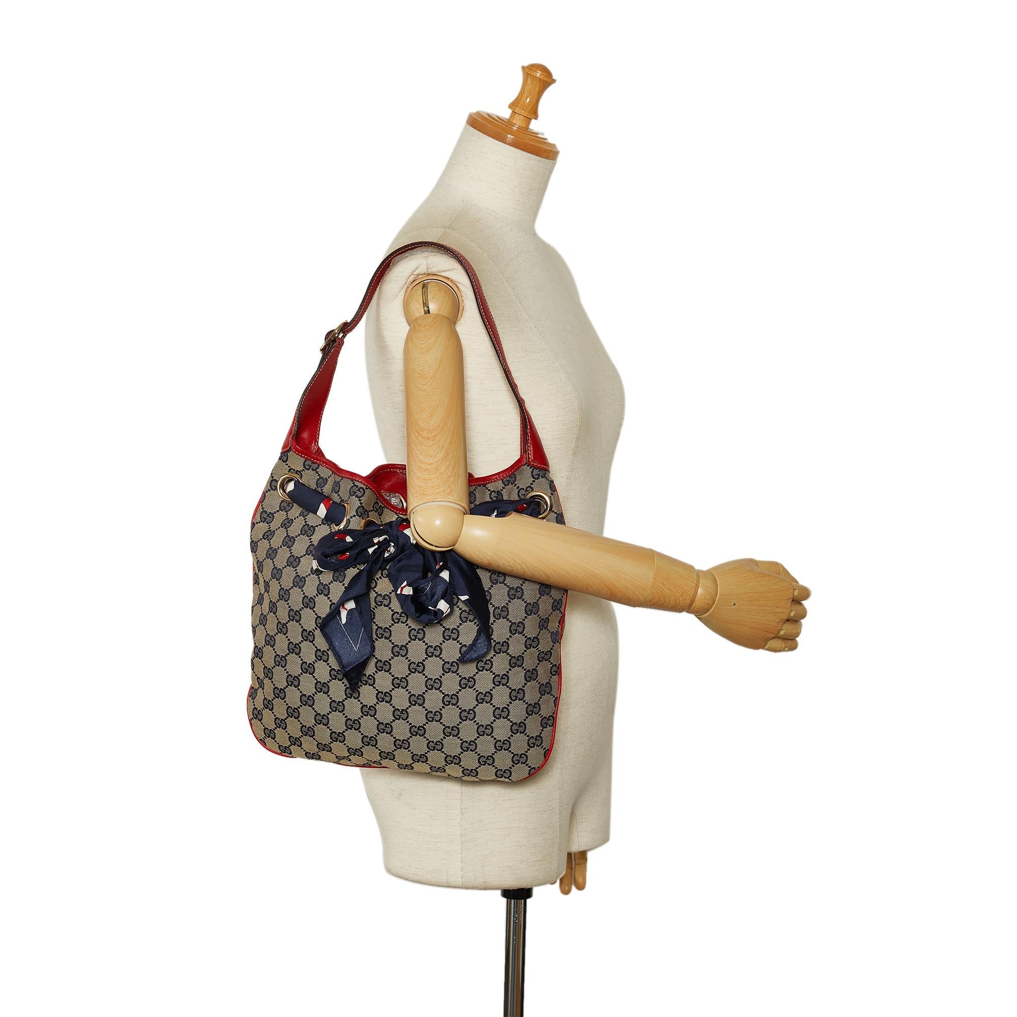 Gucci GG Canvas Positano Hobo (SHG-M2VhaD)