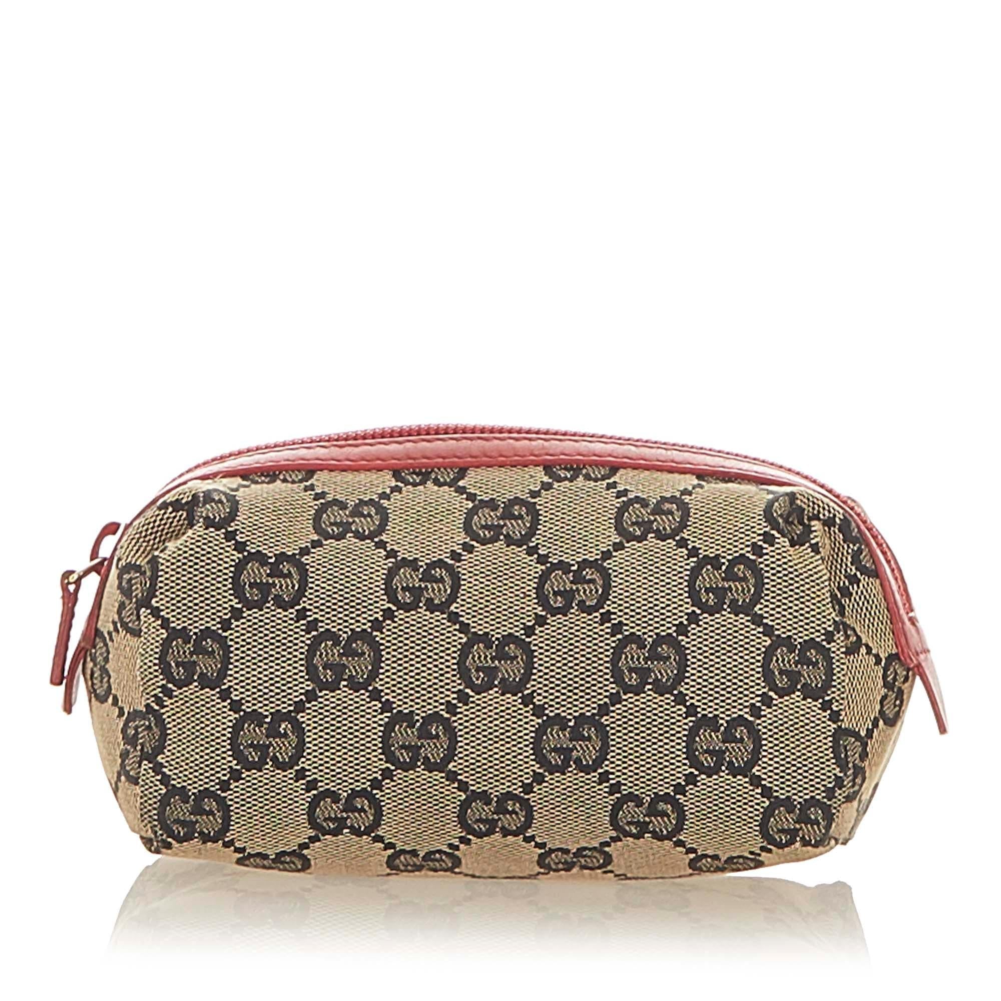 Gucci Gucci Canvas Pouch (SHG-28066)