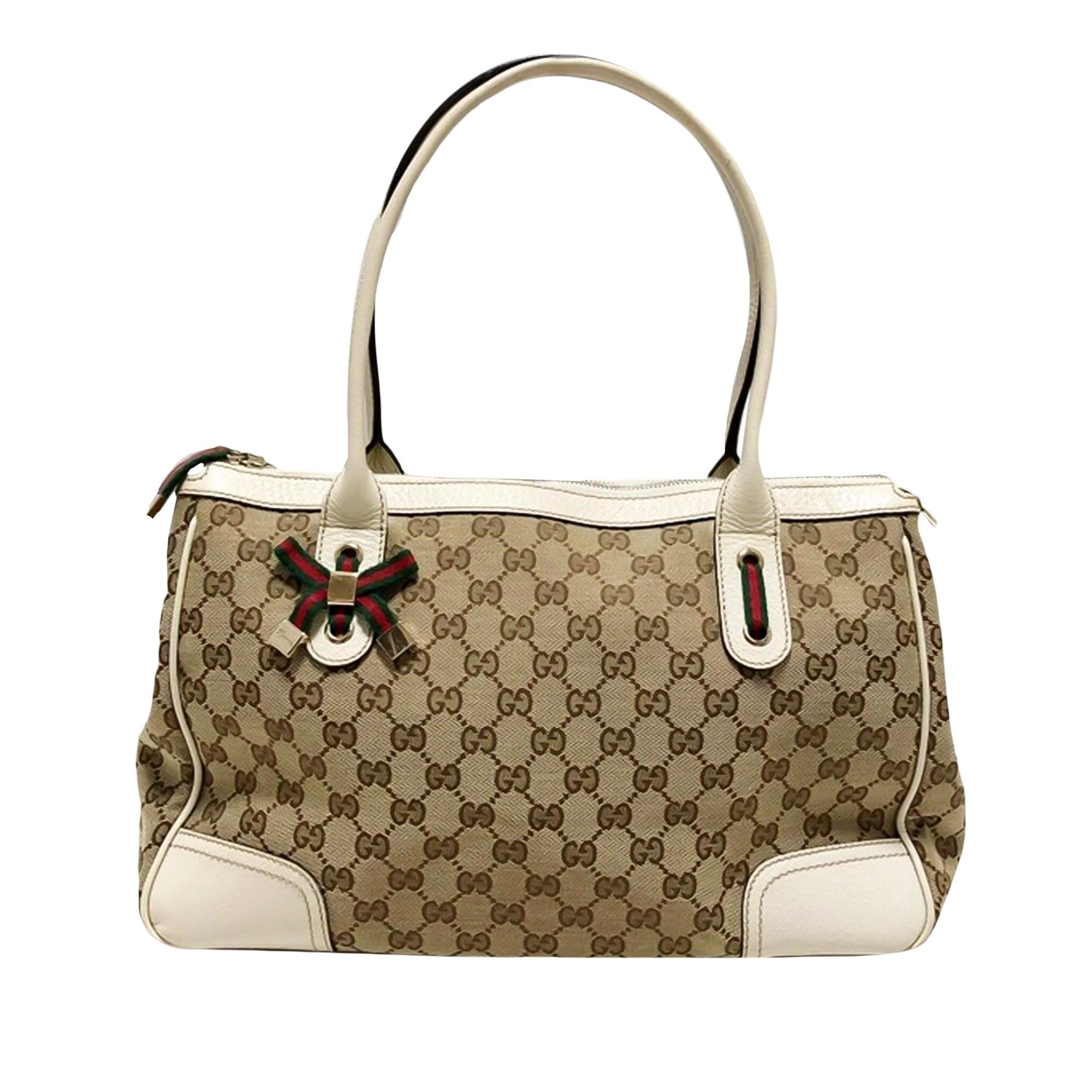 Gucci GG Canvas Princy Handbag (SHG-31396)