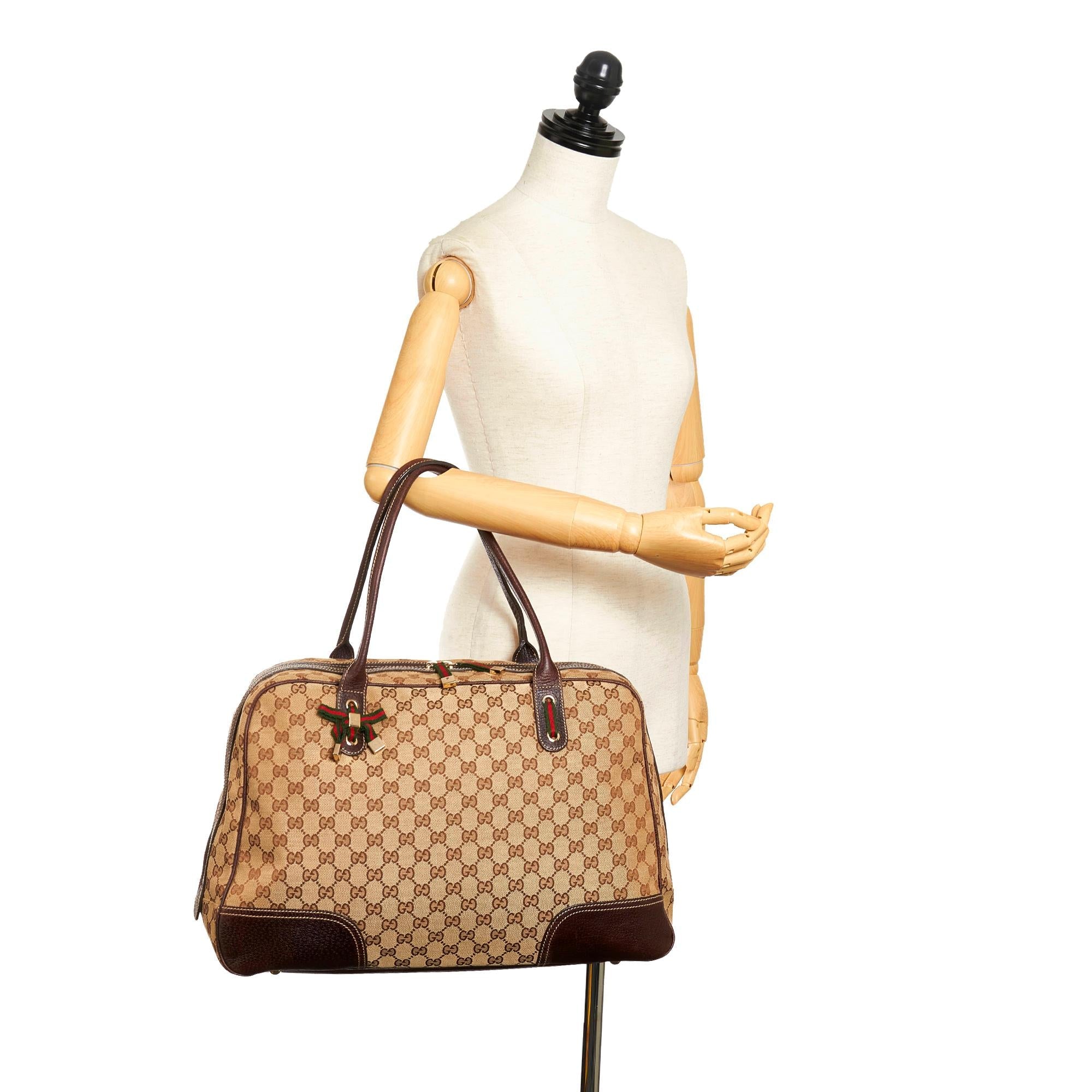 Gucci Gucci Canvas Princy Handbag (SHG-32755)