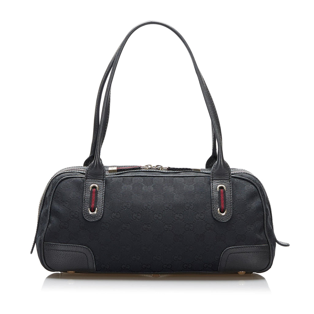 Gucci GG Canvas Princy Handbag (SHG-MdPlET)