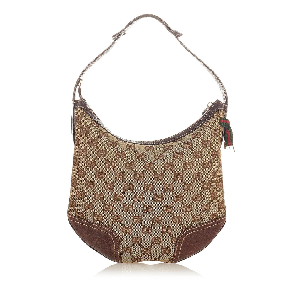 Gucci Gucci Canvas Princy Hobo Bag (SHG-26087)