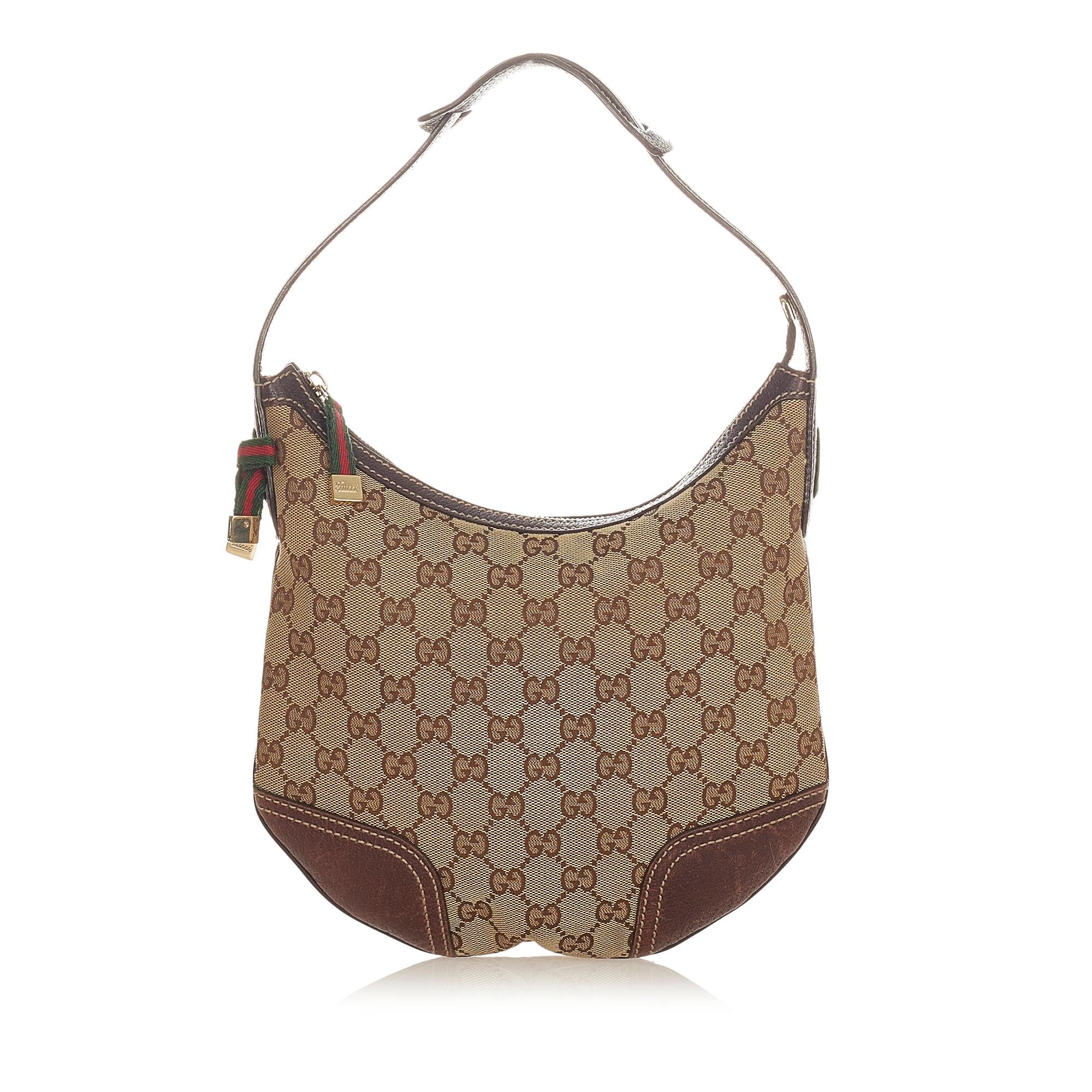 Gucci Gucci Canvas Princy Hobo Bag (SHG-26087)