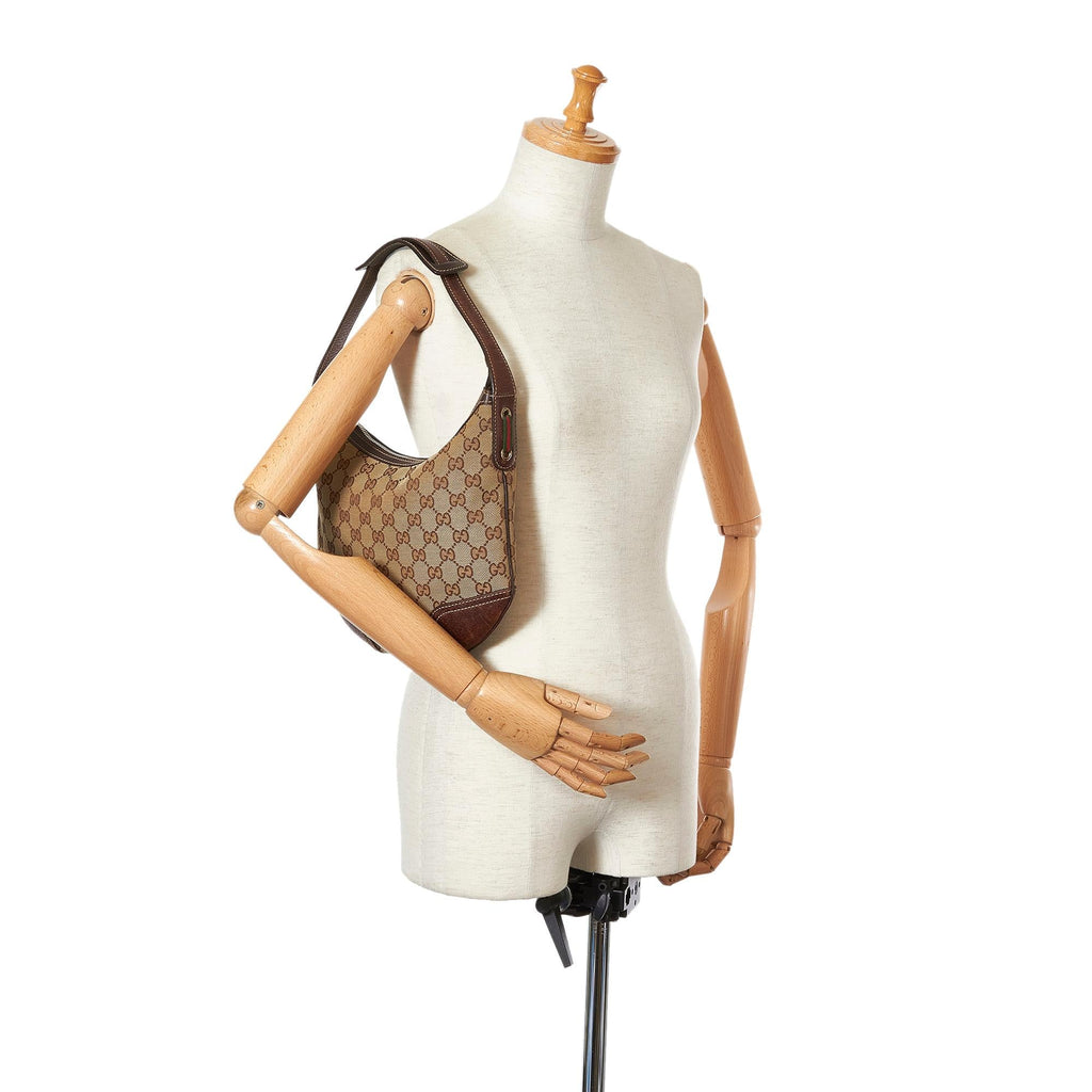 Gucci Gucci Canvas Princy Hobo Bag (SHG-26087)