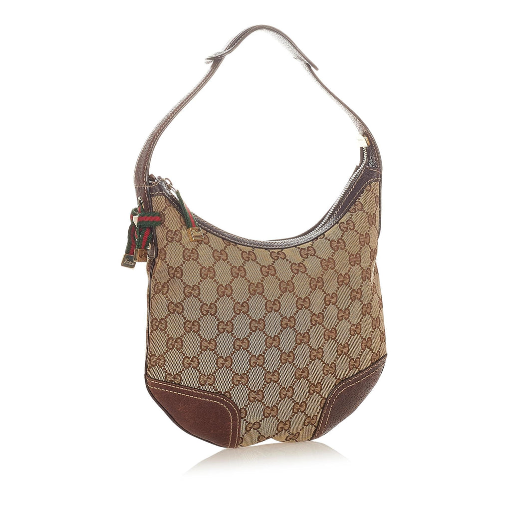 Gucci Gucci Canvas Princy Hobo Bag (SHG-26087)