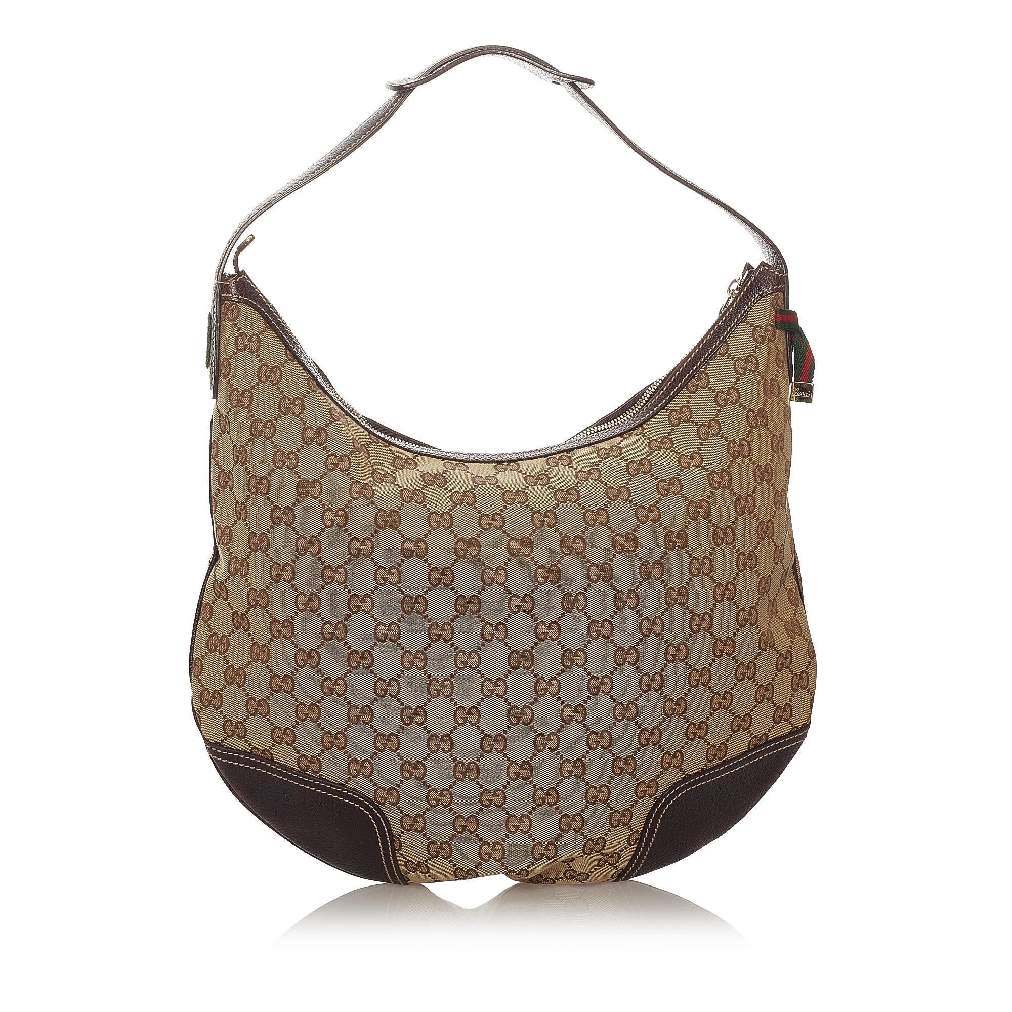 Gucci Gucci Canvas Princy Hobo Bag (SHG-27481)