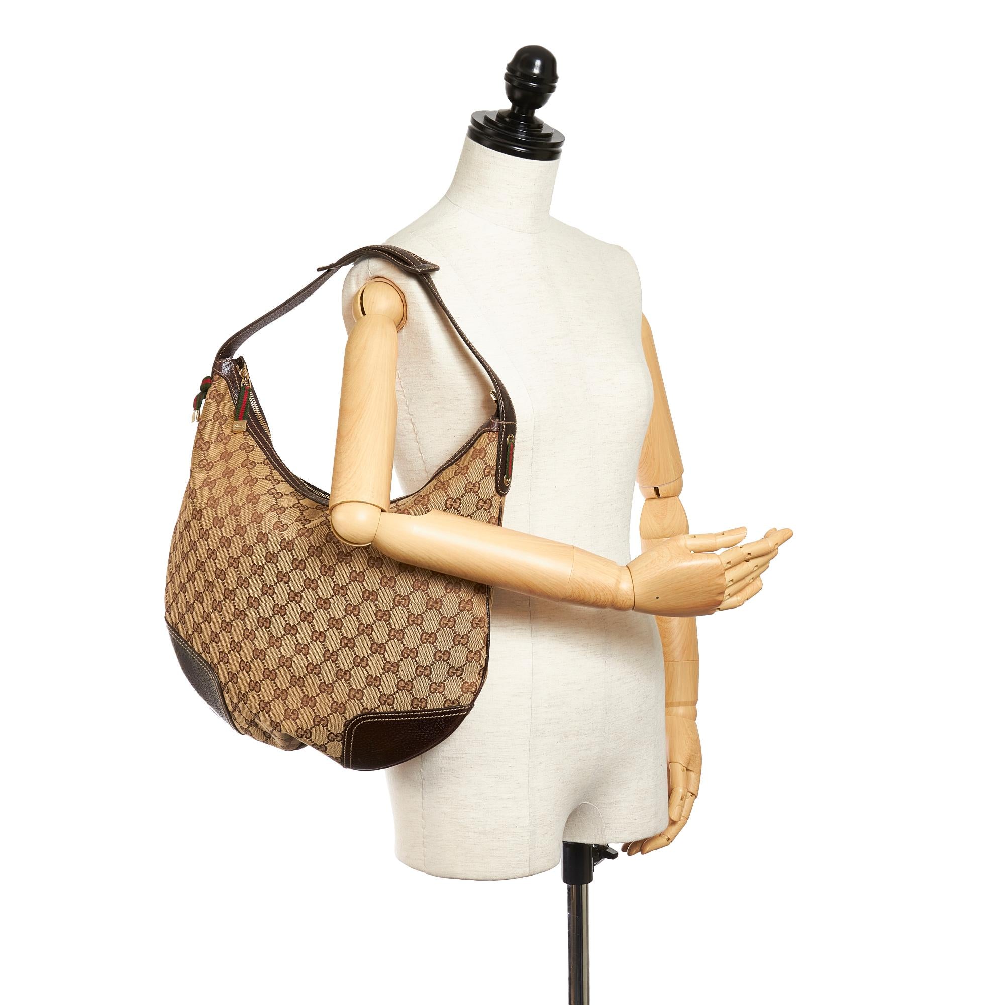 Gucci Gucci Canvas Princy Hobo Bag (SHG-27481)