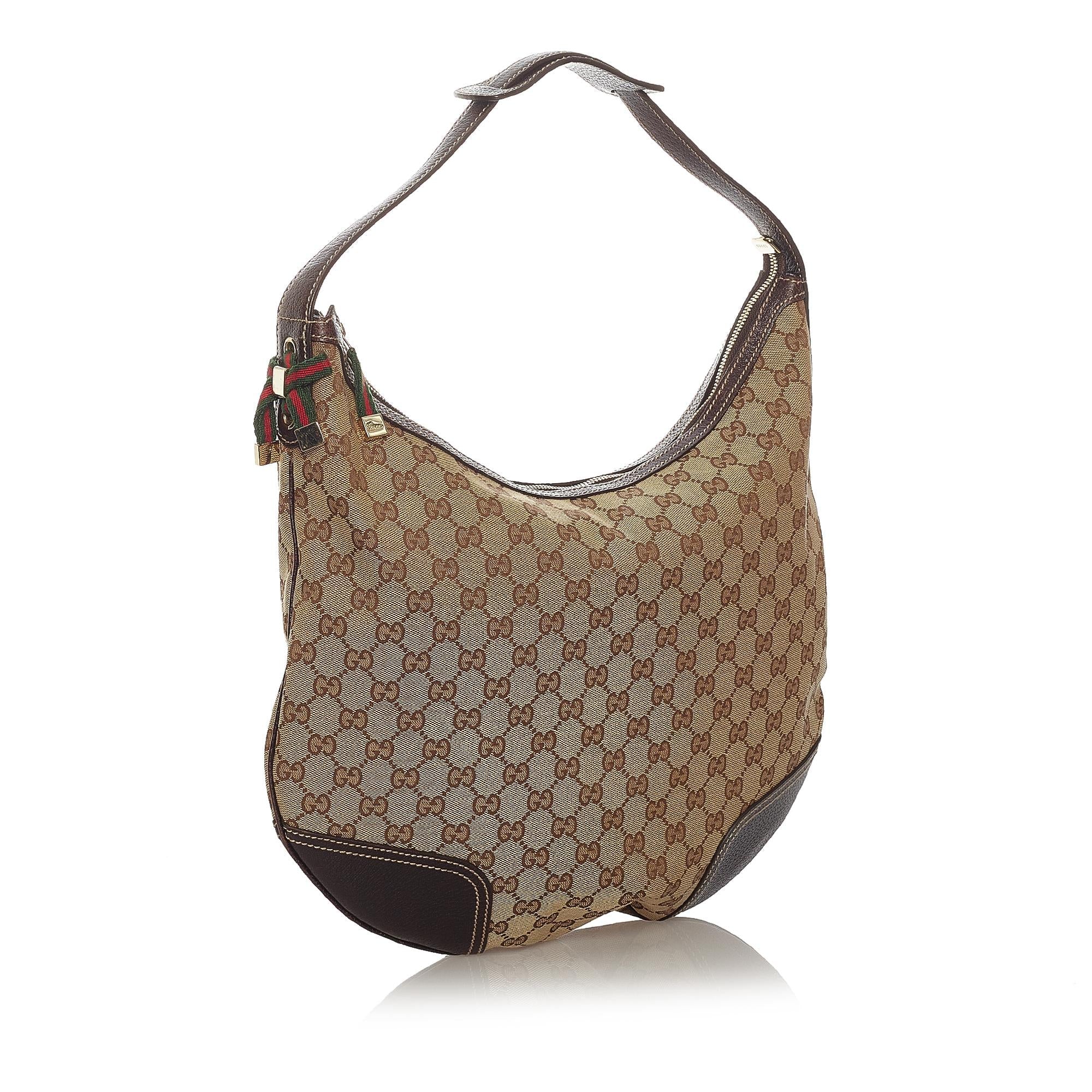 Gucci Gucci Canvas Princy Hobo Bag (SHG-27481)
