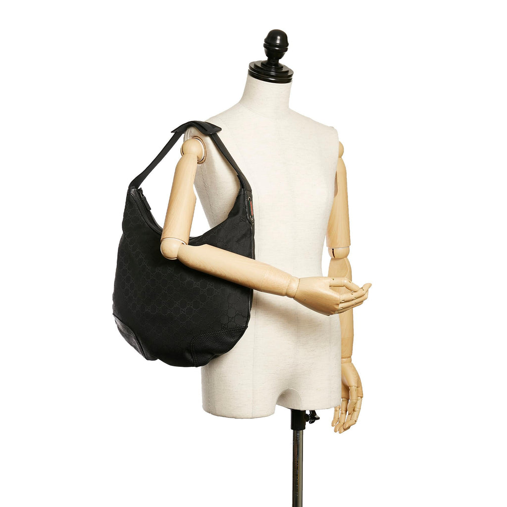 Gucci Gucci Canvas Princy Hobo Bag (SHG-30319)