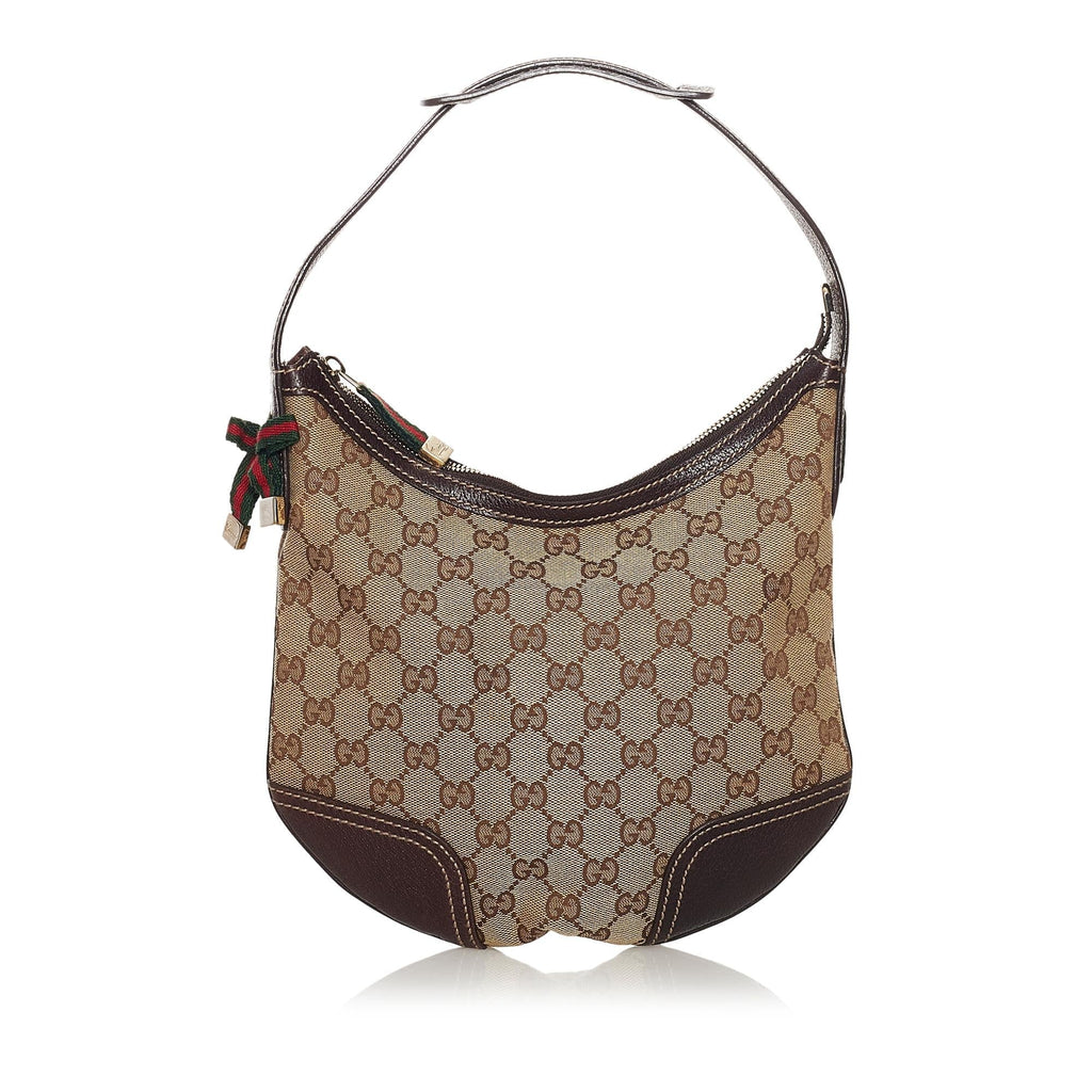 Gucci Gucci Canvas Princy Hobo Bag (SHG-33743)