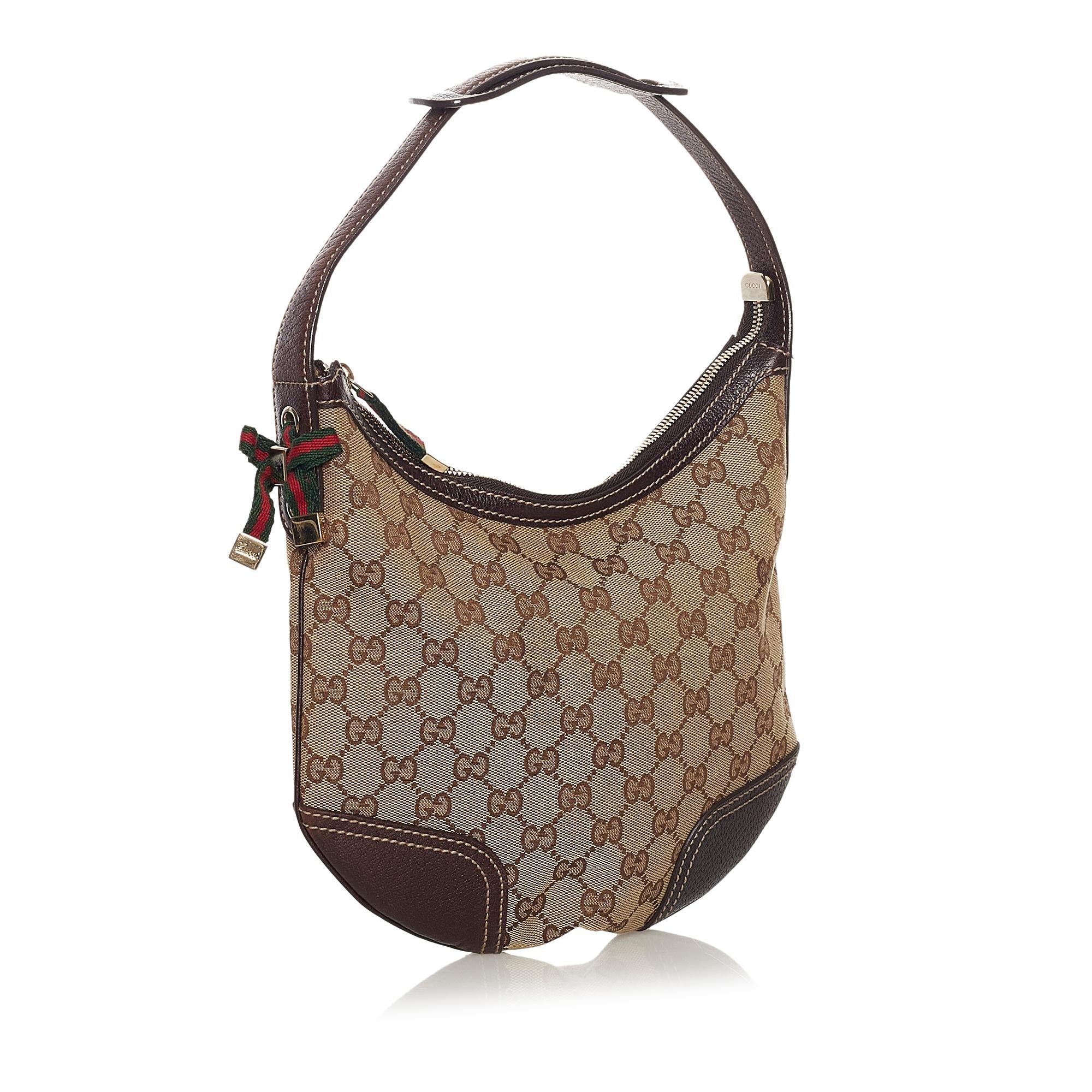 Gucci Gucci Canvas Princy Hobo Bag (SHG-33743)