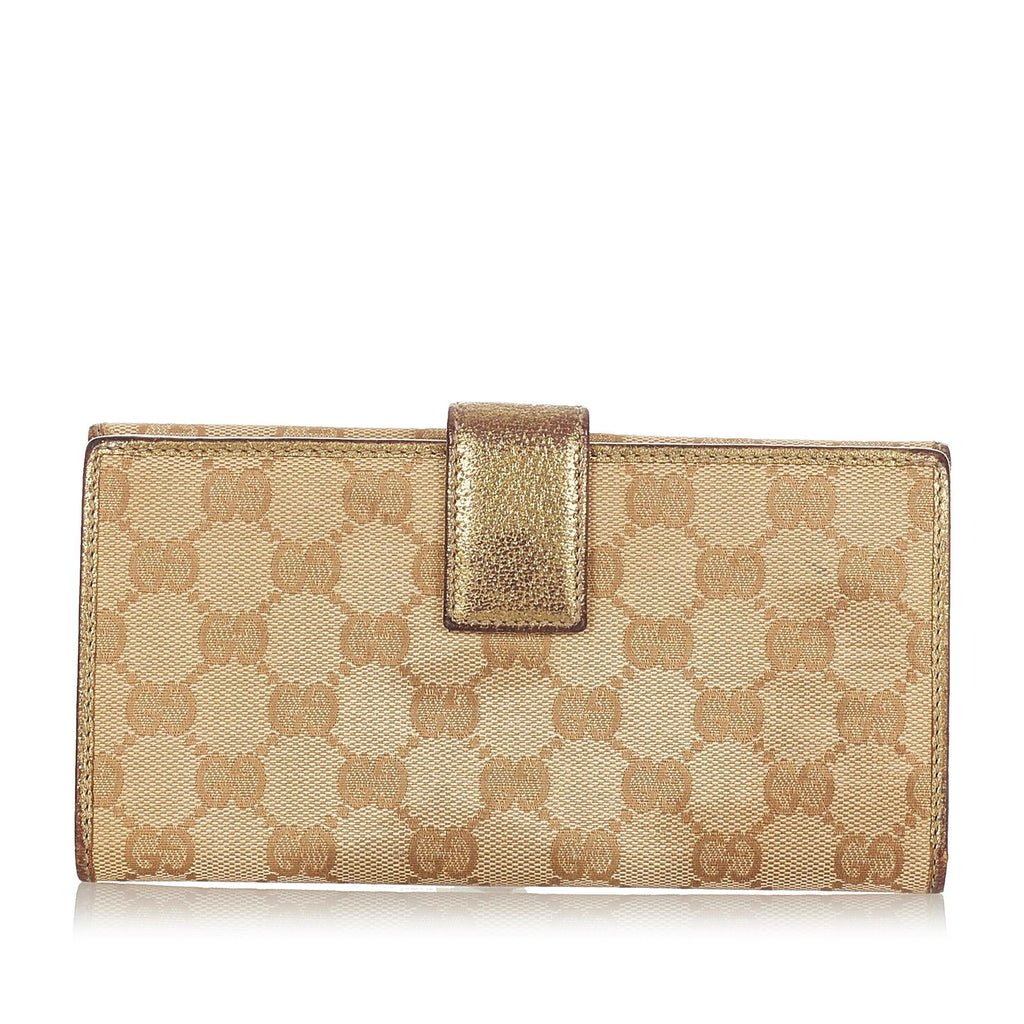Gucci Gucci Canvas Princy Long Wallet (SHG-23699)