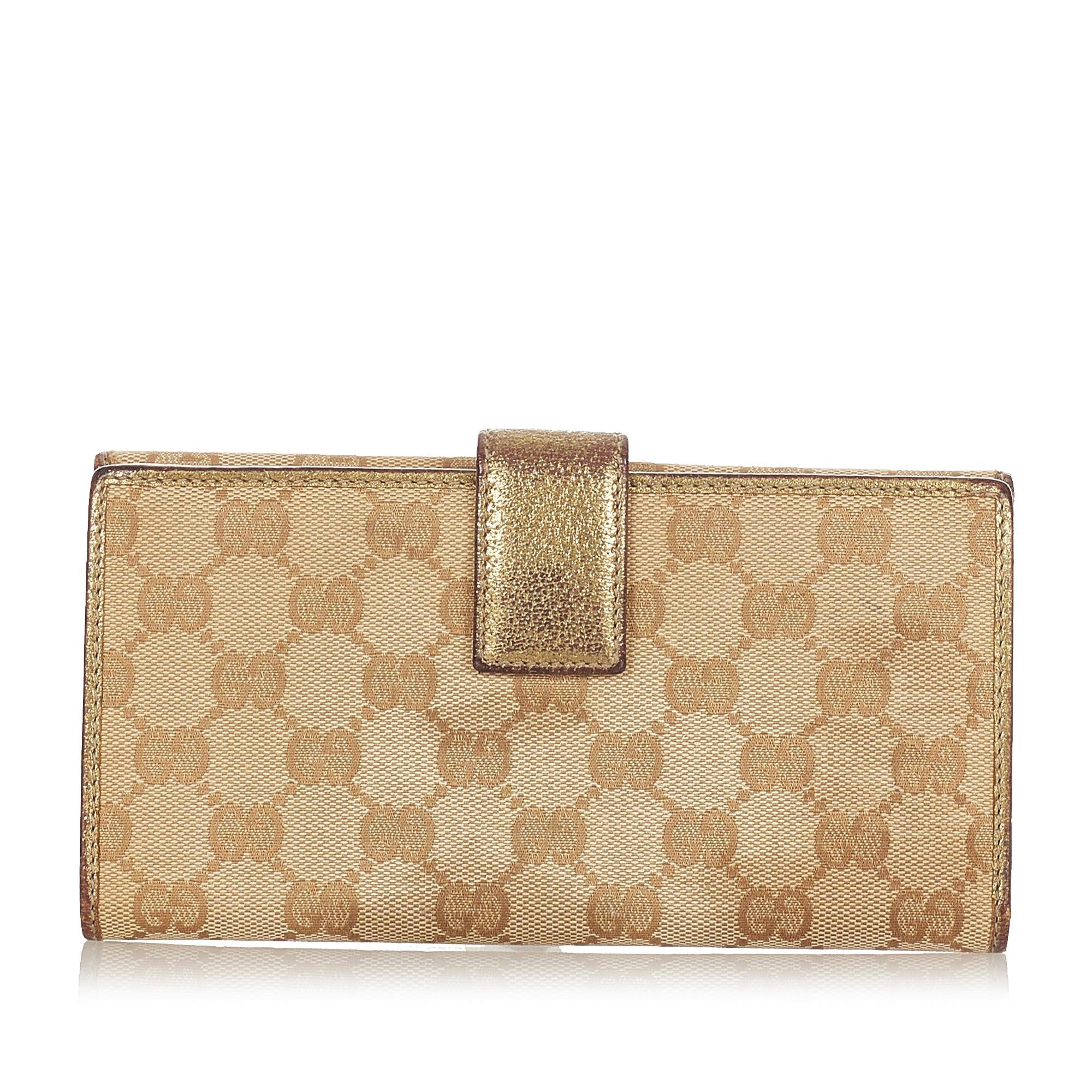 Gucci Gucci Canvas Princy Long Wallet (SHG-23699)