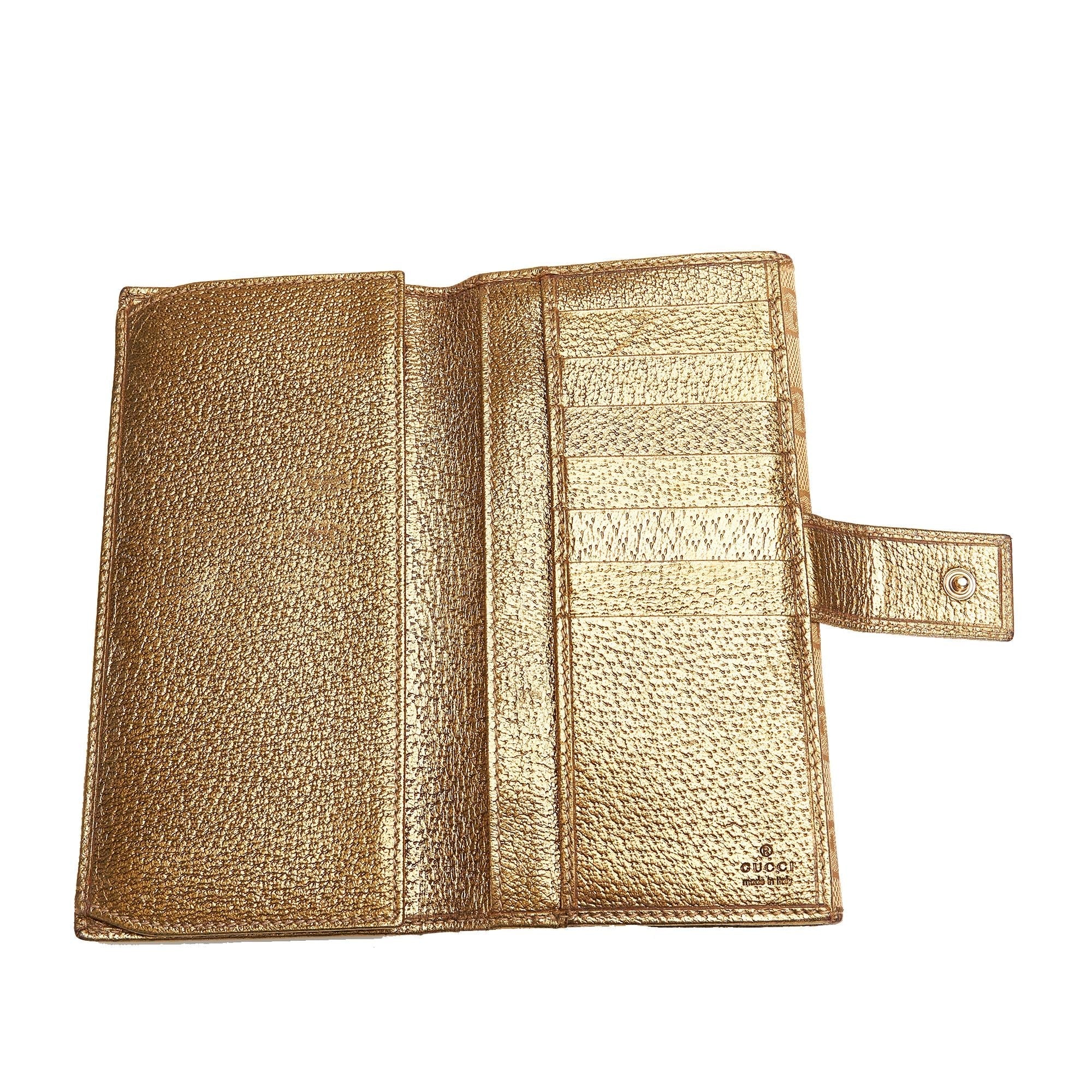 Gucci Gucci Canvas Princy Long Wallet (SHG-23699)