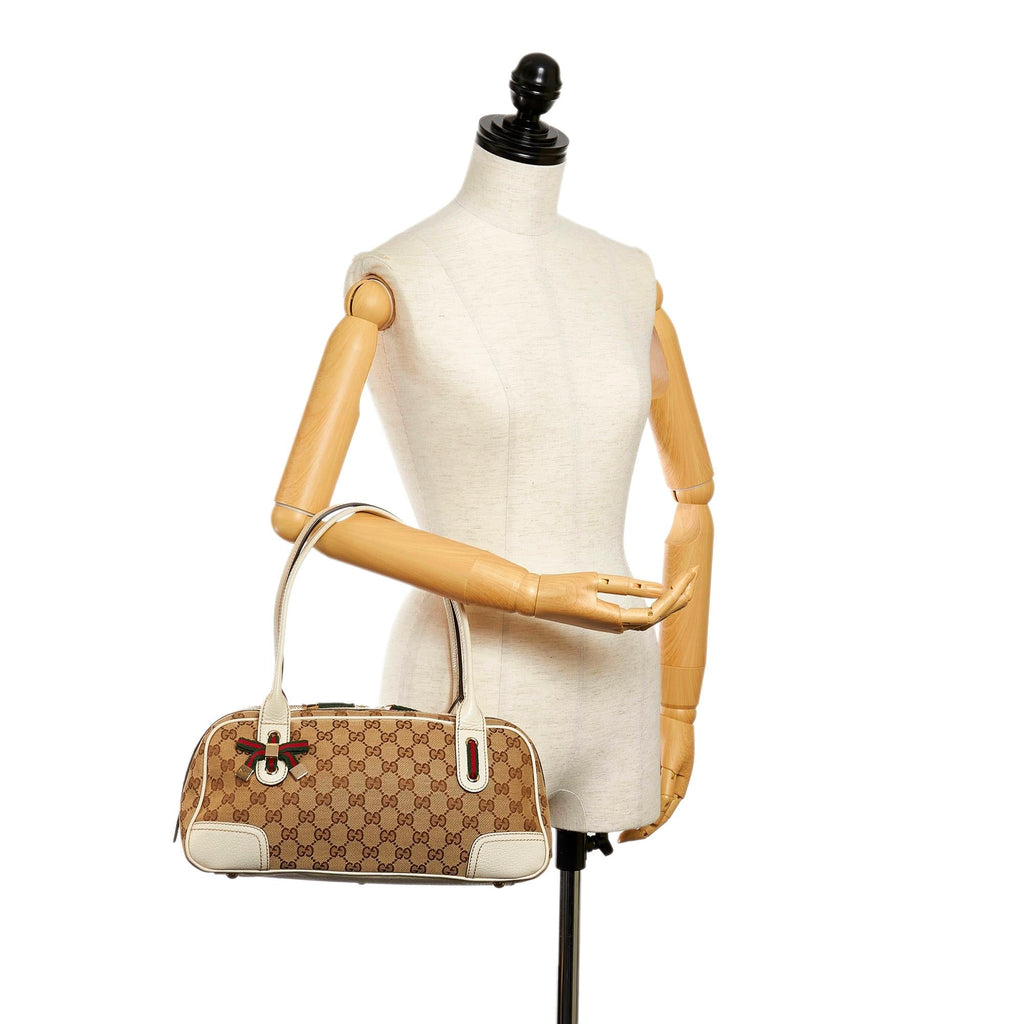 Gucci Gucci Canvas Princy Shoulder Bag (SHG-29310)