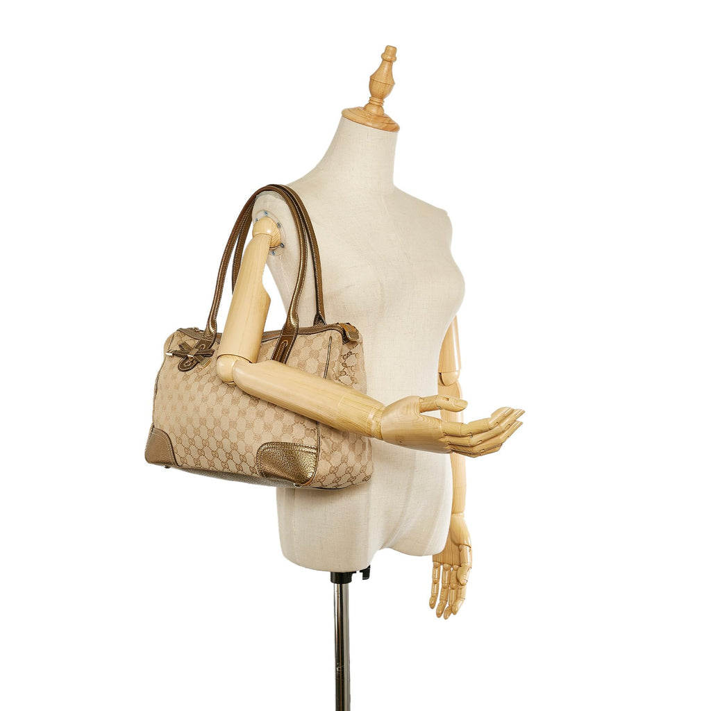 Gucci Gucci Canvas Princy Shoulder Bag (SHG-34060)