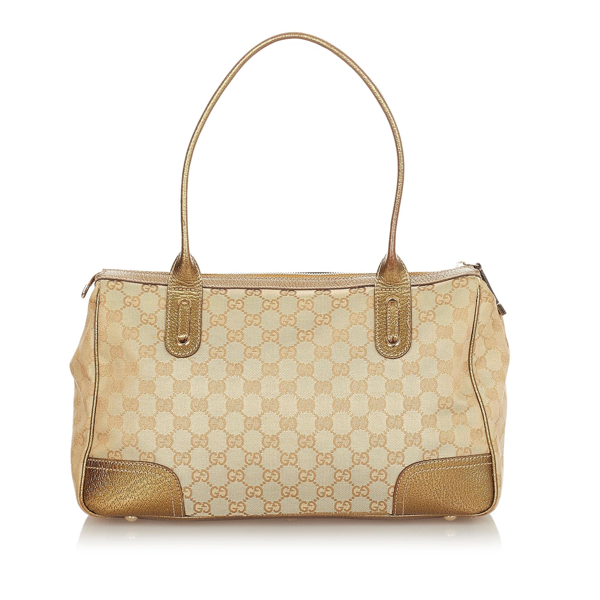 Gucci Gucci Canvas Princy Tote Bag (SHG-24567)