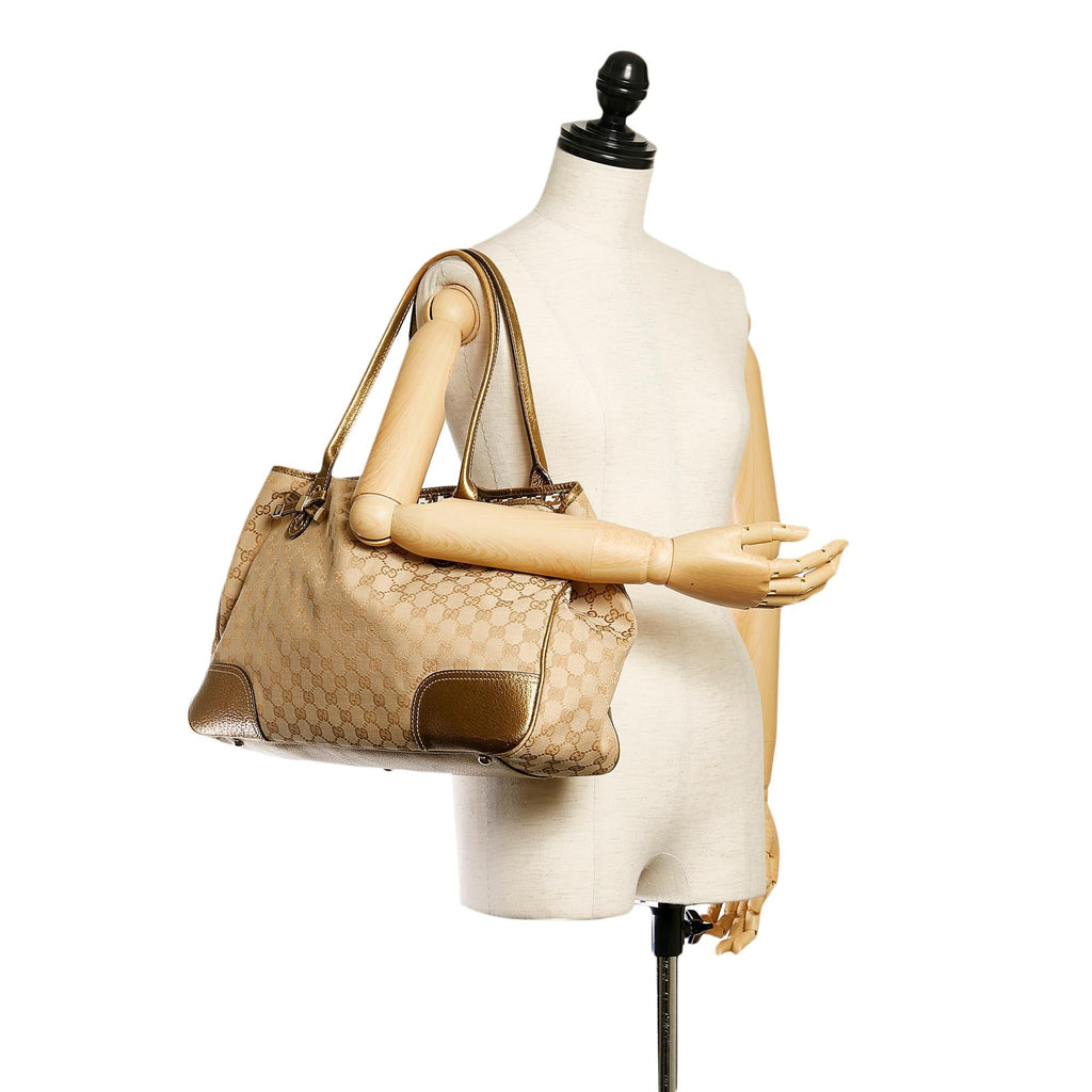 Gucci GG Canvas Princy Tote Bag (SHG-29024)