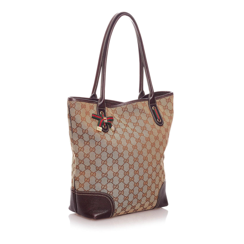 Gucci GG Canvas Princy Tote Bag (SHG-29182)