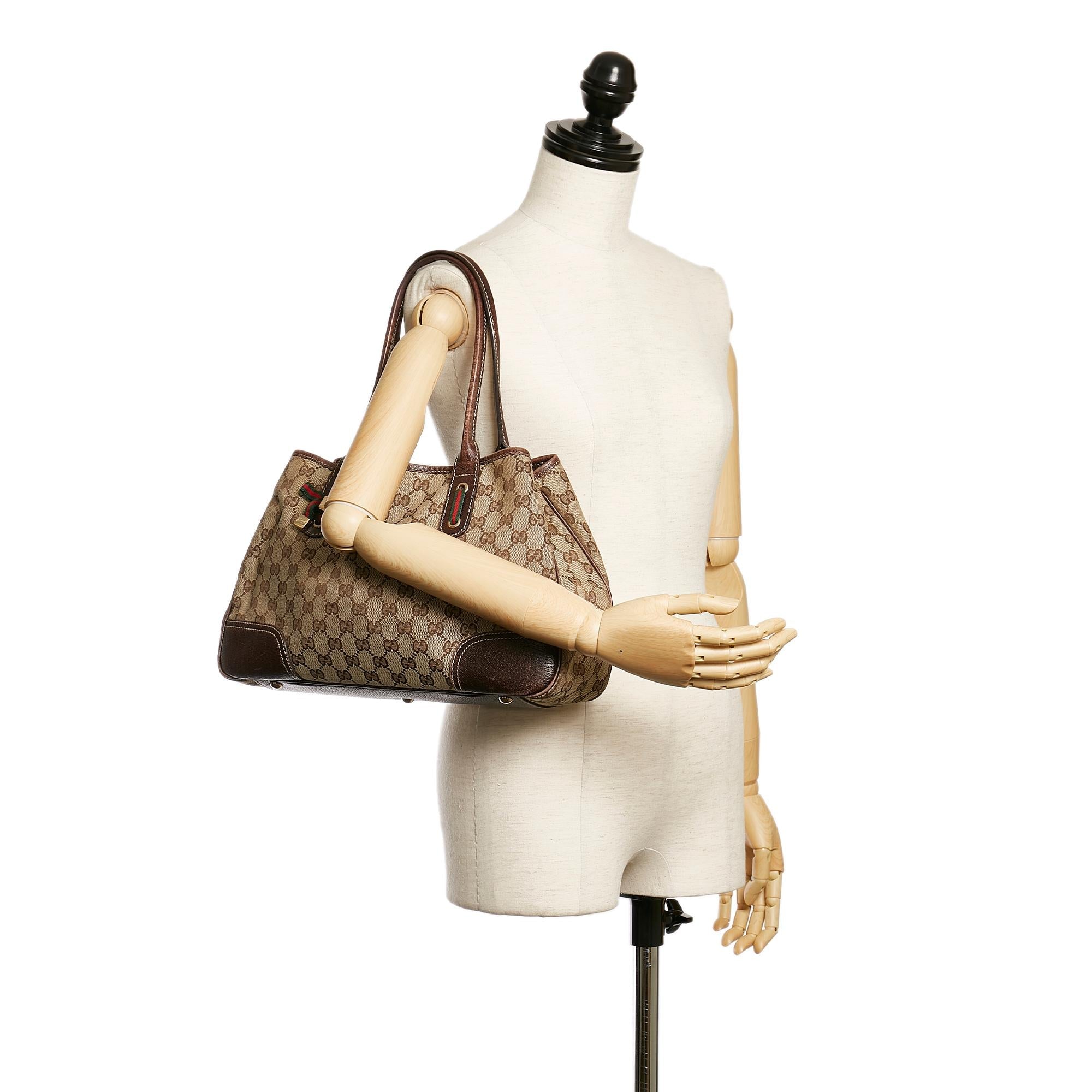 Gucci GG Canvas Princy Tote Bag (SHG-30261)