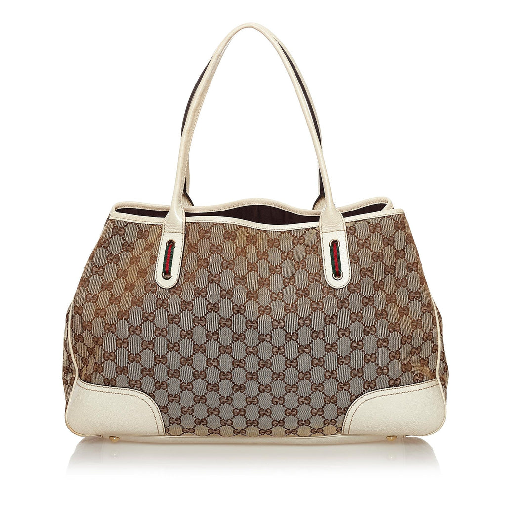 Gucci GG Canvas Princy Tote Bag (SHG-34732)