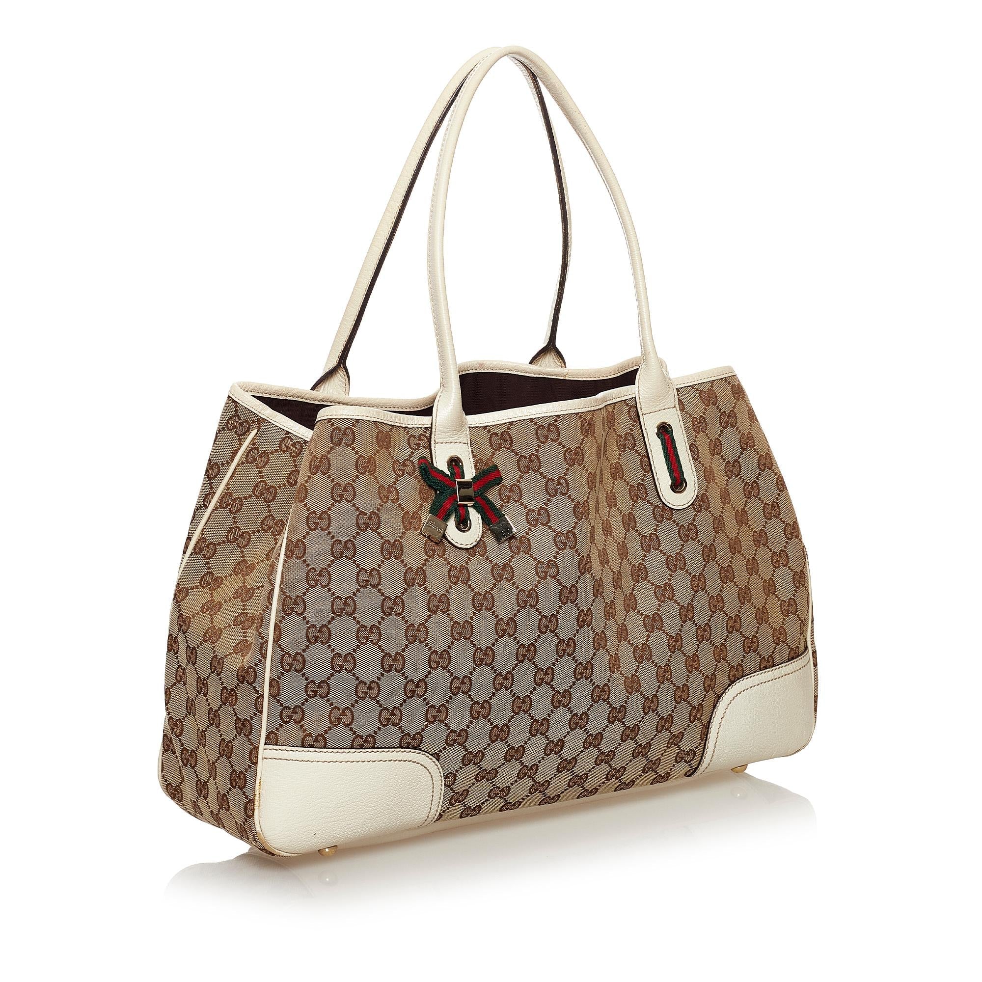 Gucci GG Canvas Princy Tote Bag (SHG-34732)