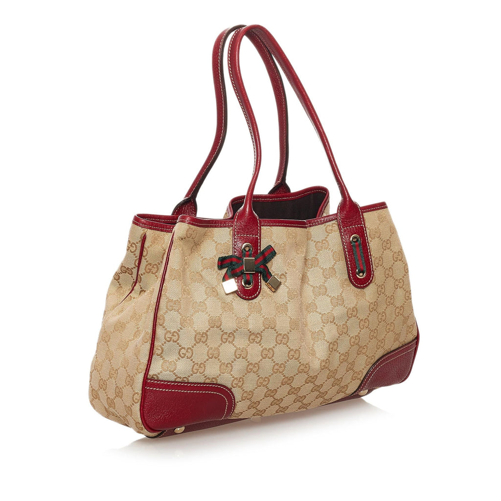 Gucci GG Canvas Princy Tote Bag (SHG-34778)