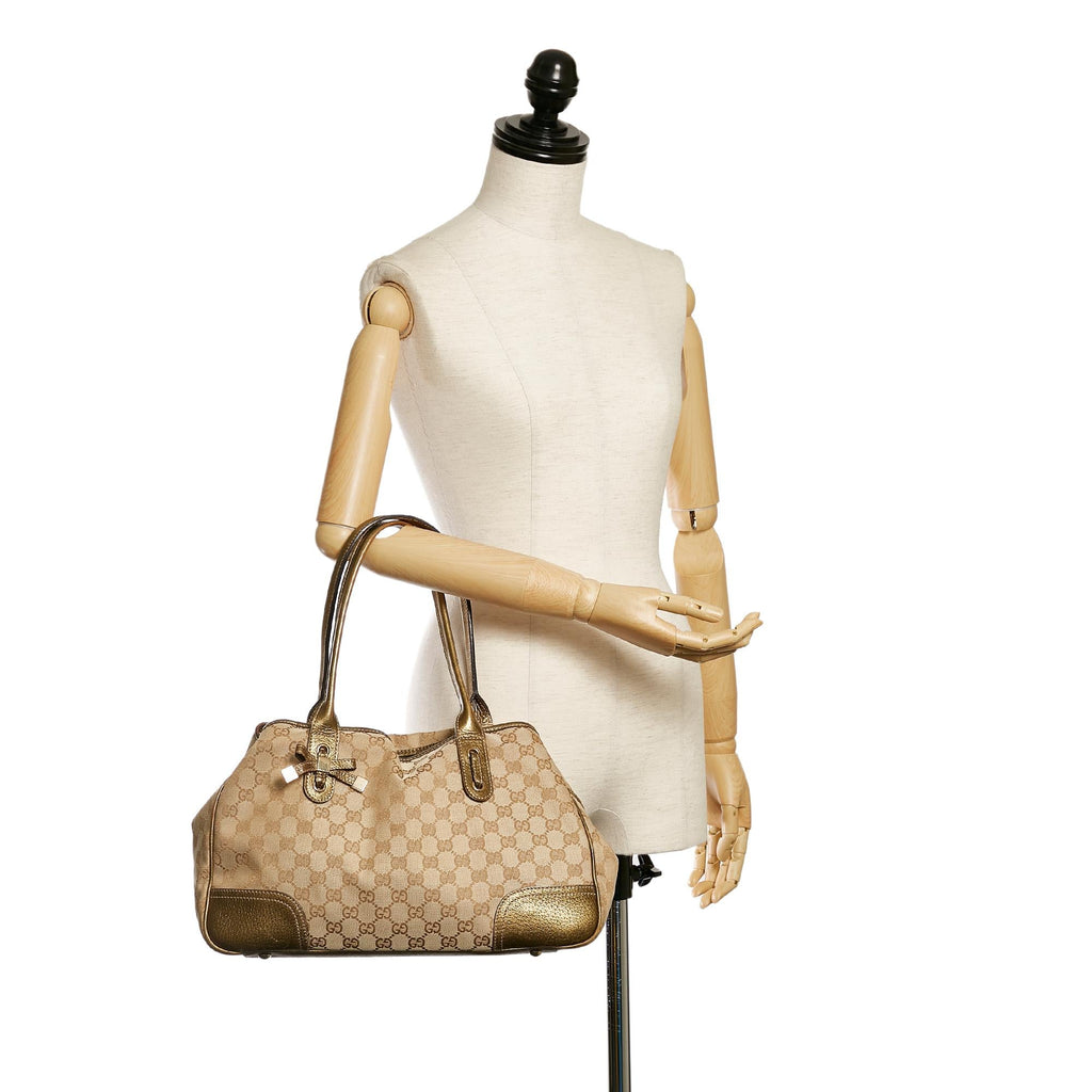 Gucci GG Canvas Princy Tote Bag (SHG-36148)