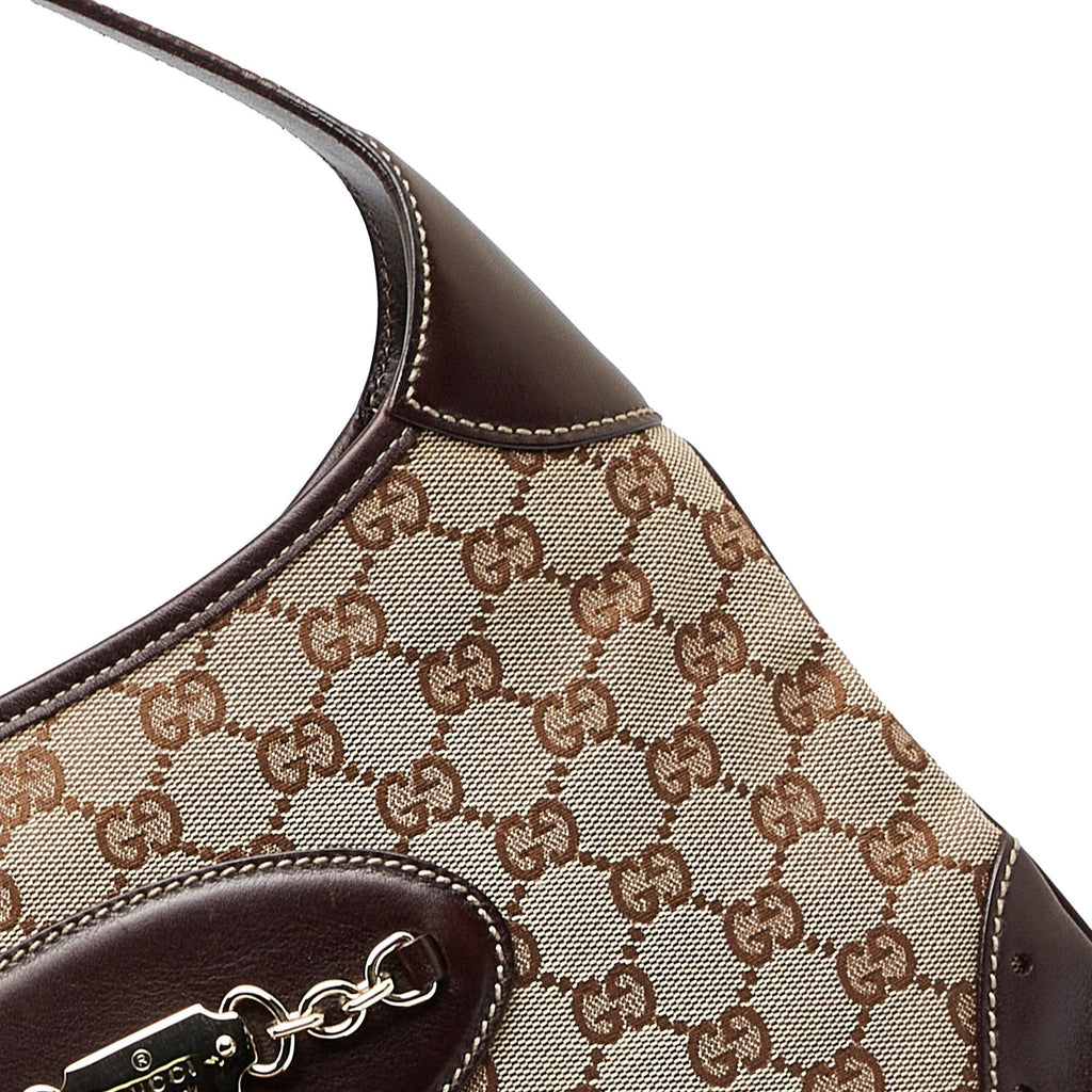 Gucci GG Canvas Punch Hobo Bag (SHG-mR2vQ1)