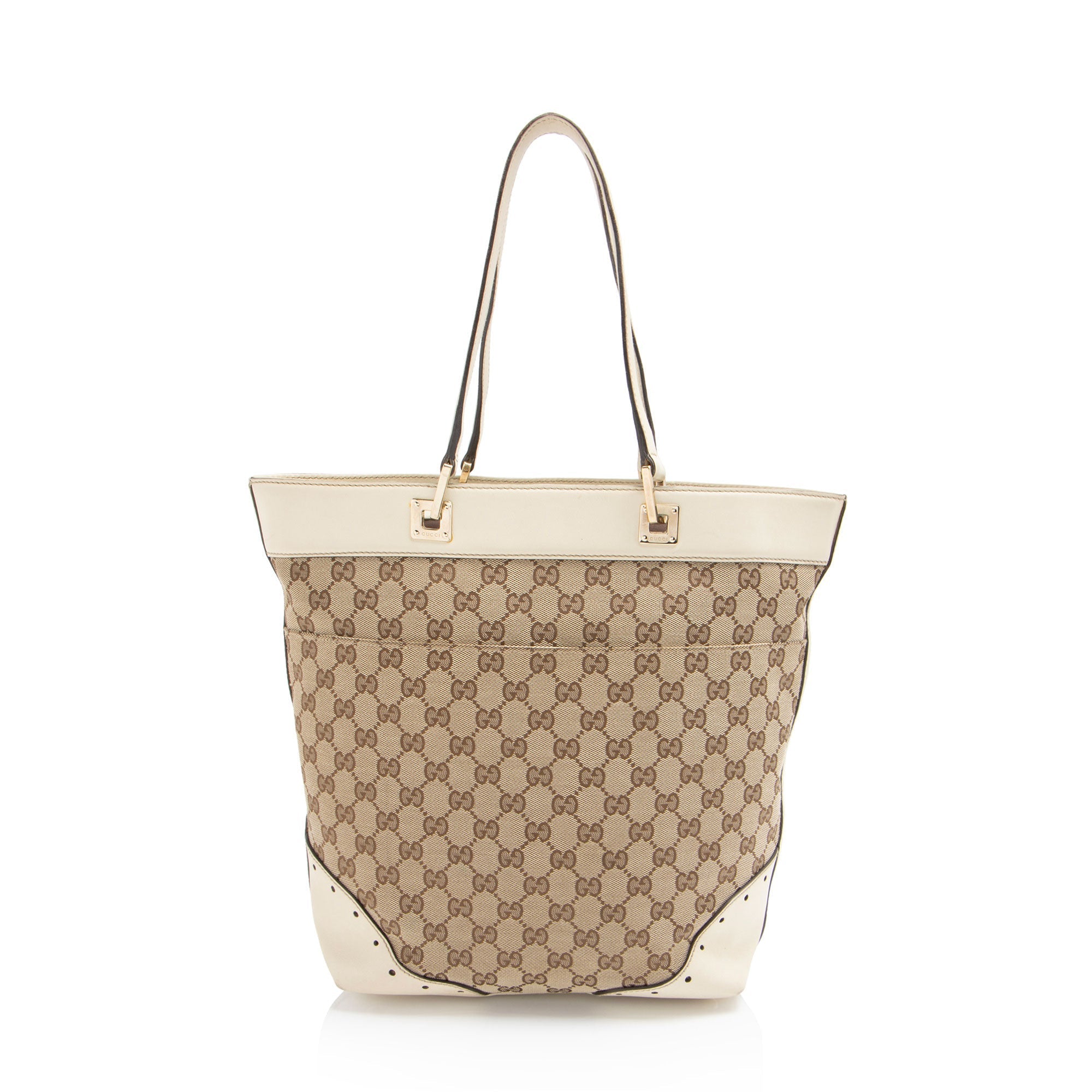 Gucci GG Canvas Punch Medium Tote