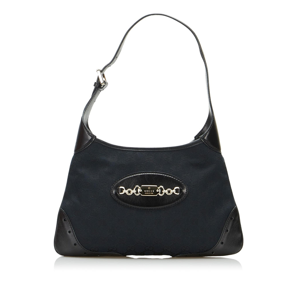 Gucci GG Canvas Punch Shoulder Bag (SHG-bcYNIO)