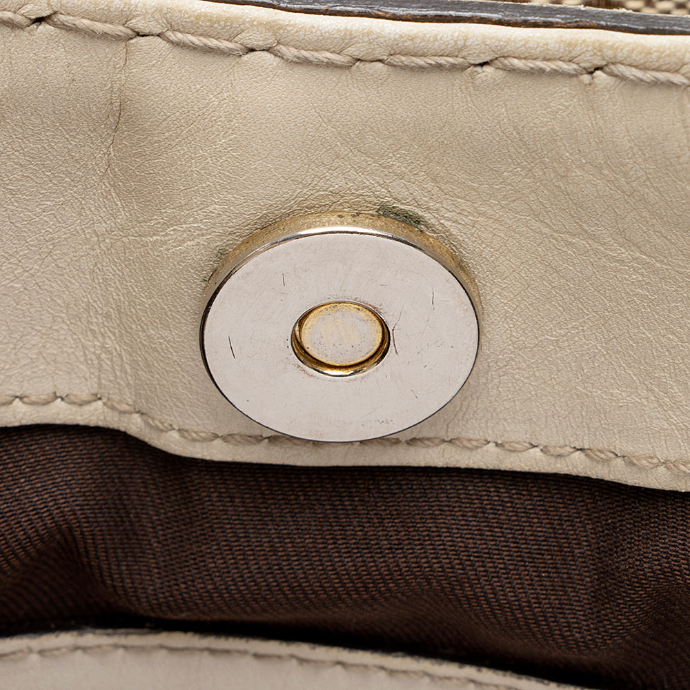 Gucci Gucci Canvas Queen Medium Hobo (SHF-18415)