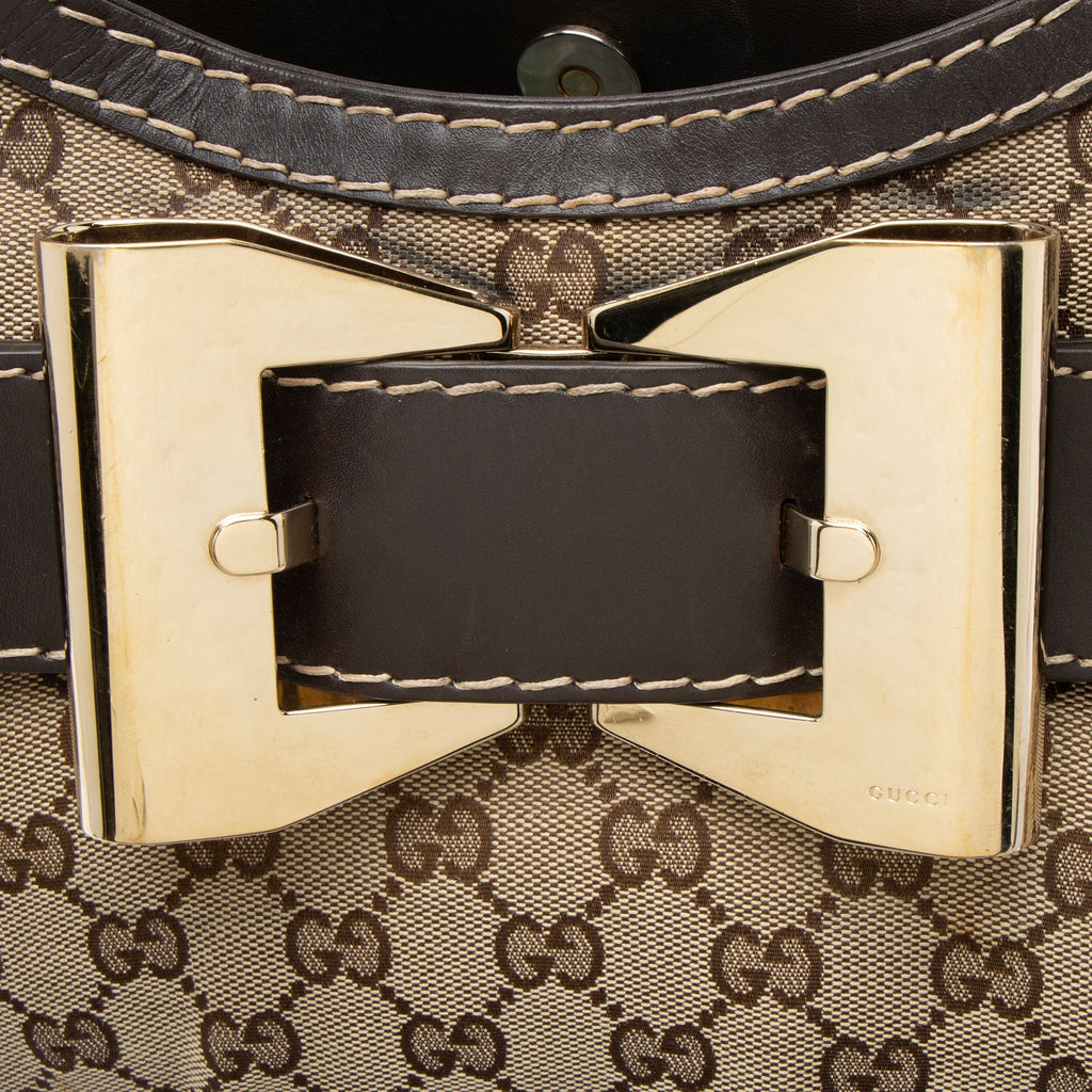 Gucci GG Canvas Queen Medium Hobo