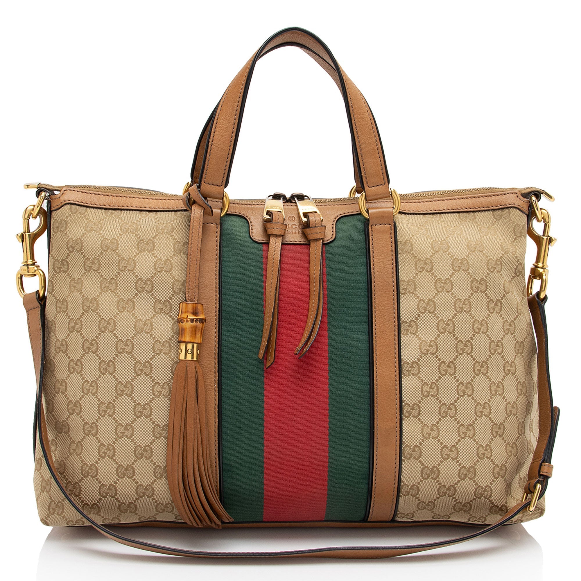 Gucci GG Canvas Rania Tote (SHF-uGCI1b)