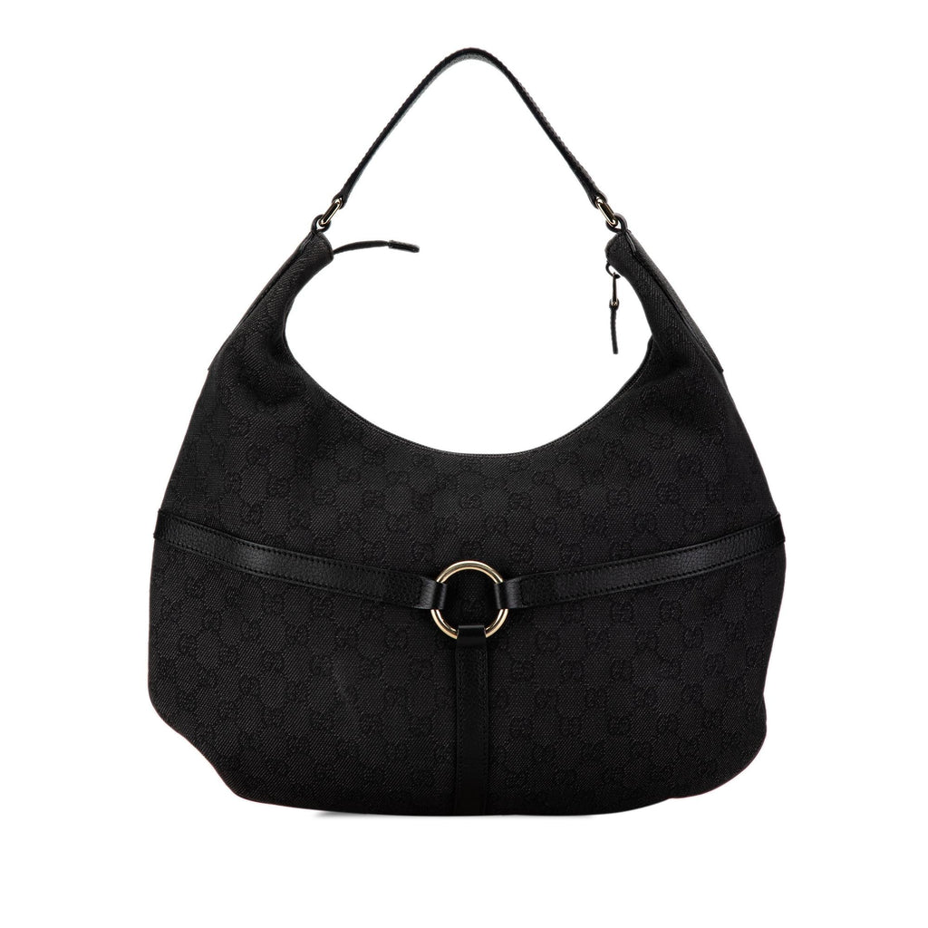 Gucci GG Canvas Reins Hobo Bag (SHG-oCFlyu)