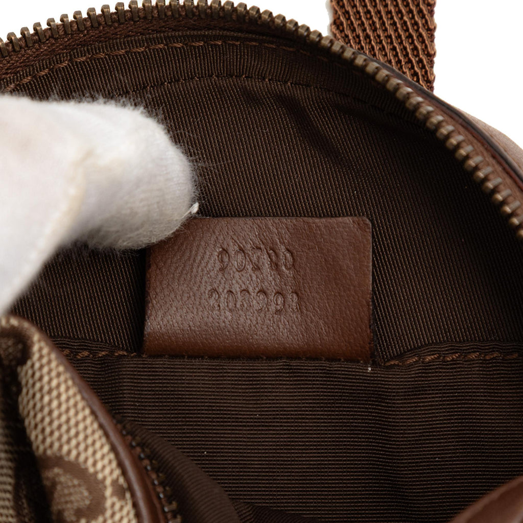 Gucci GG Canvas Round Crossbody